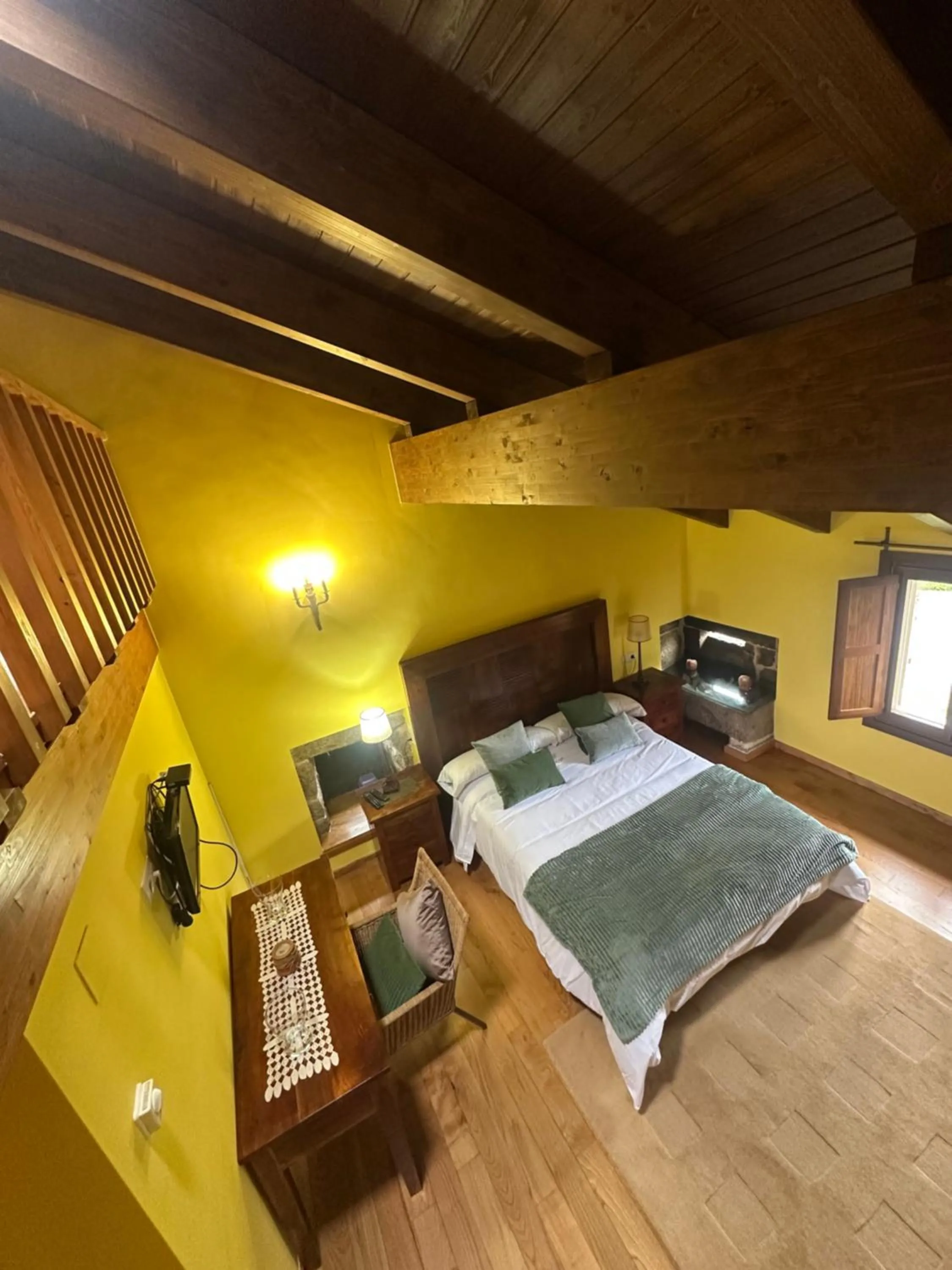 Bed in Casa Rural Anxeliña
