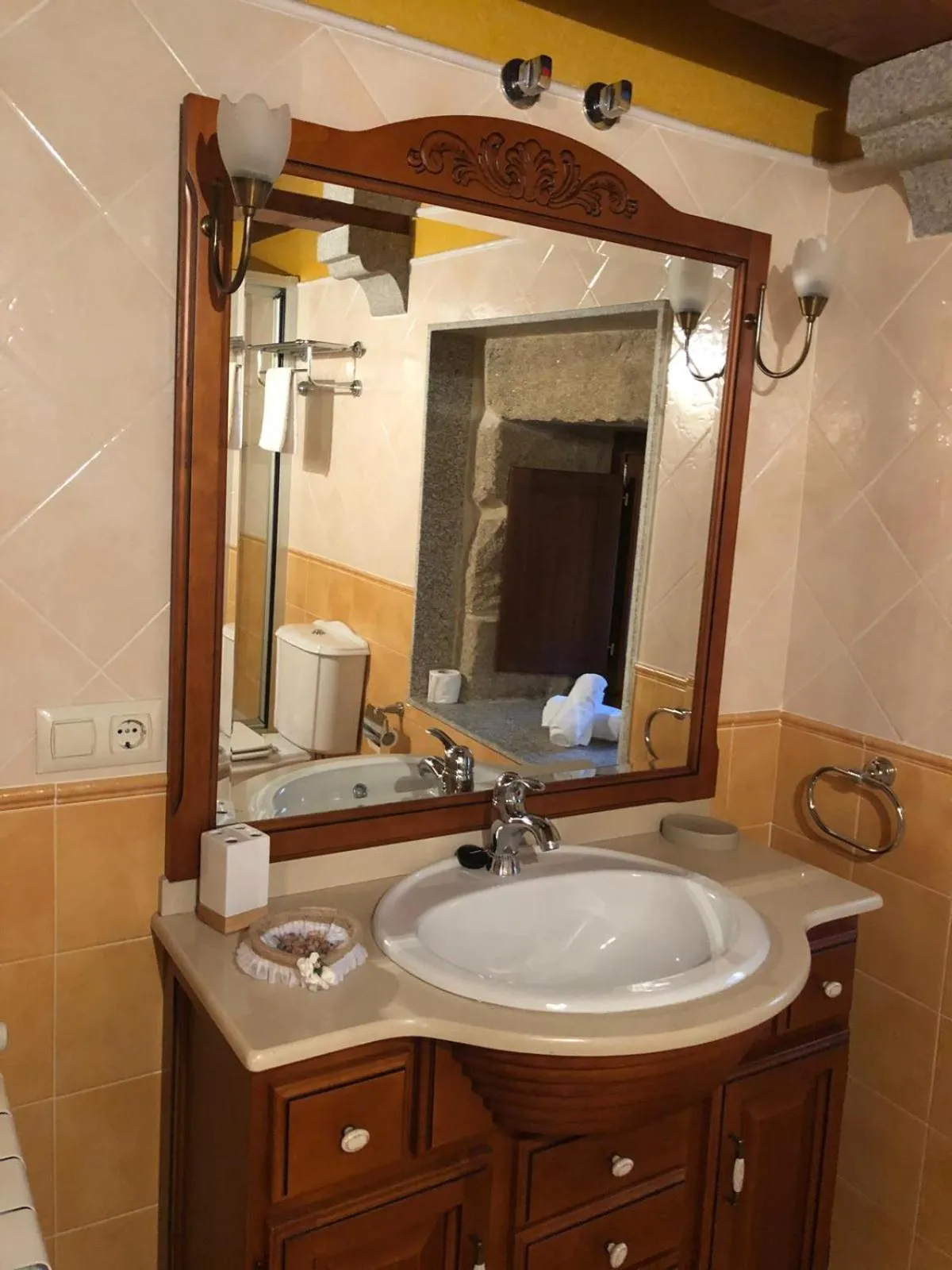 Toilet in Casa Rural Anxeliña