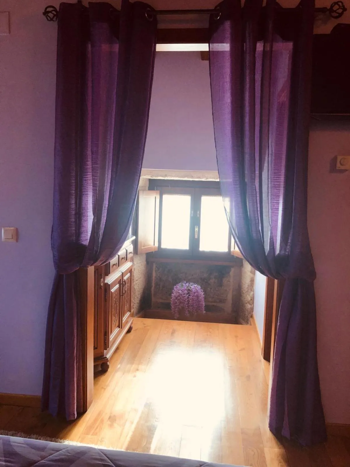 Bed in Casa Rural Anxeliña