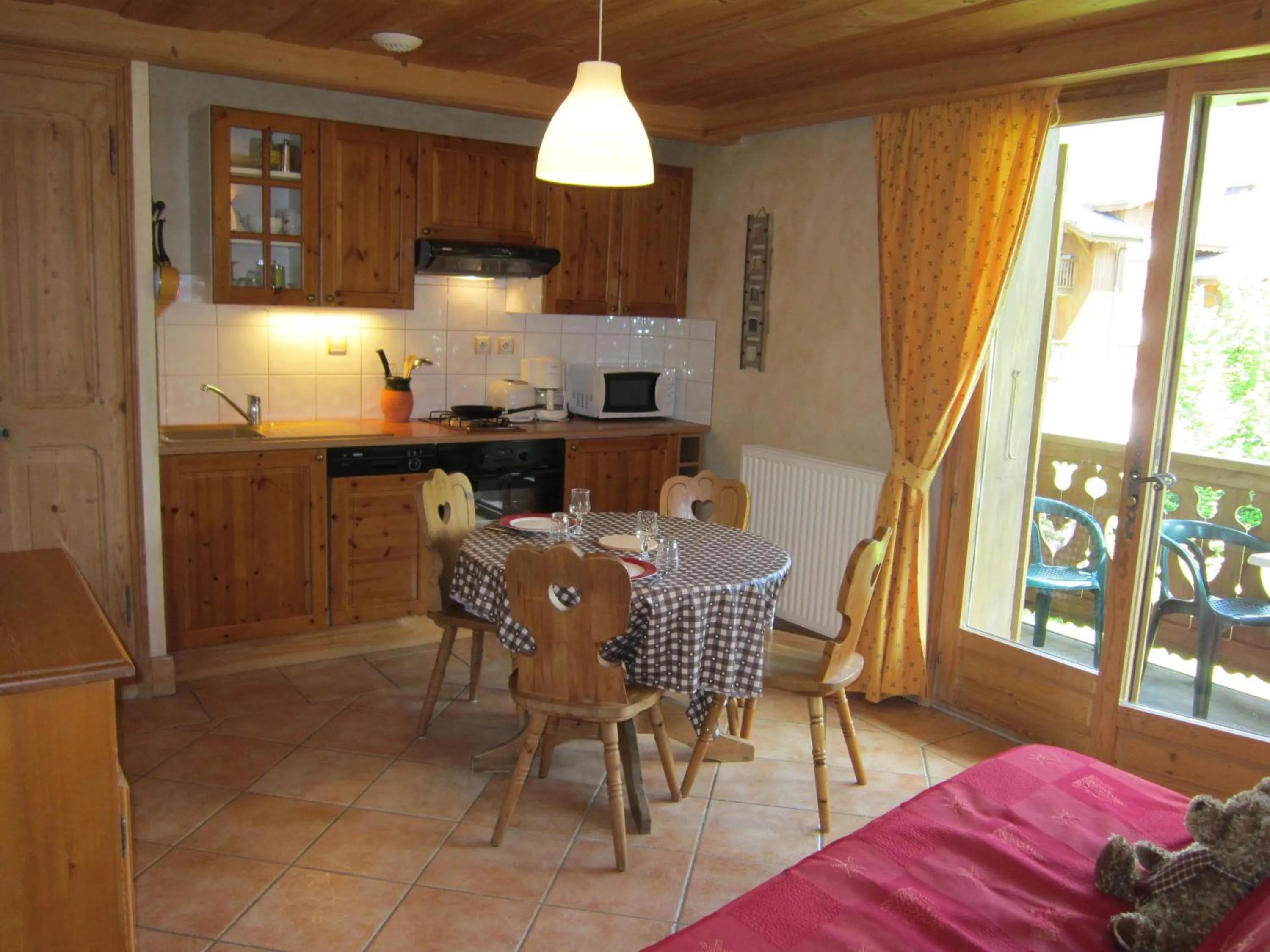 Living room in Résidence Chalet des Granges