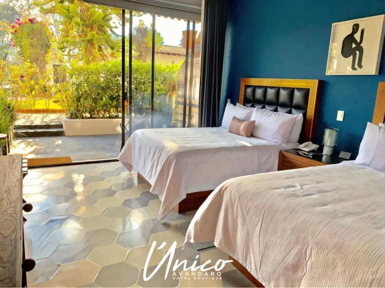 Twin Room in Hotel Boutique Unico Avandaro Twin Room in Hotel Boutique Unico Avandaro