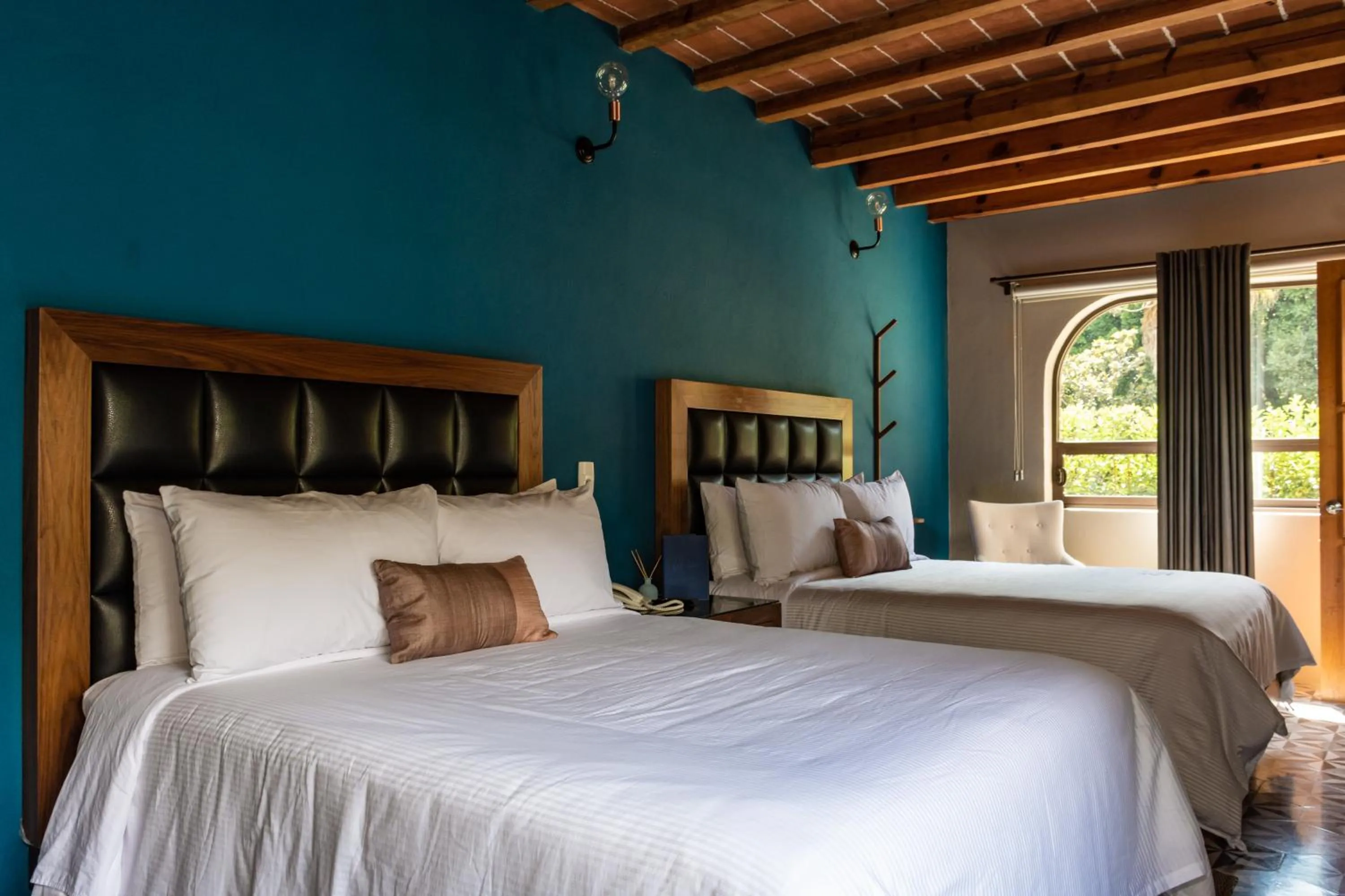 Bedroom, Bed in Hotel Boutique Unico Avandaro