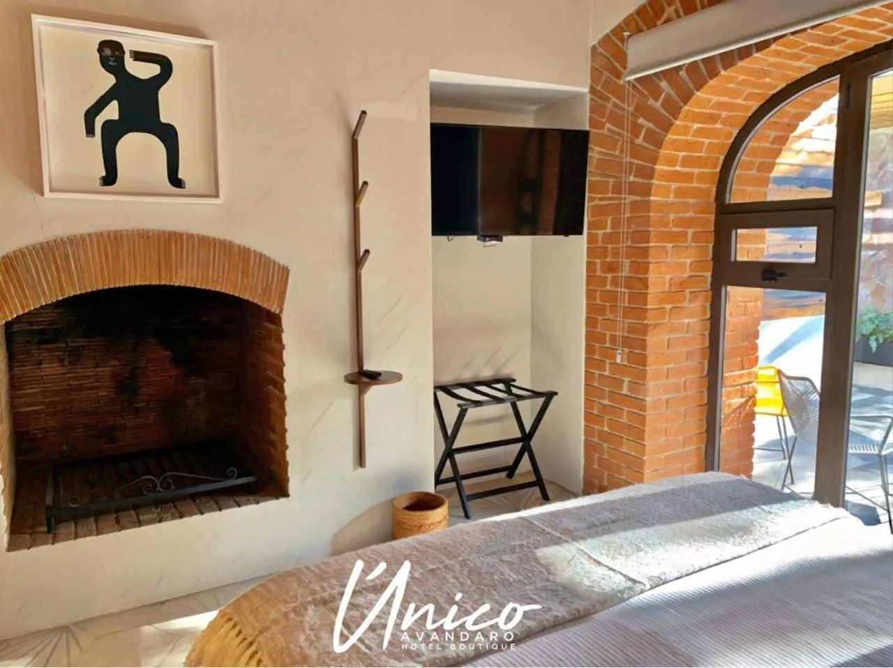 TV and multimedia, Bed in Hotel Boutique Unico Avandaro