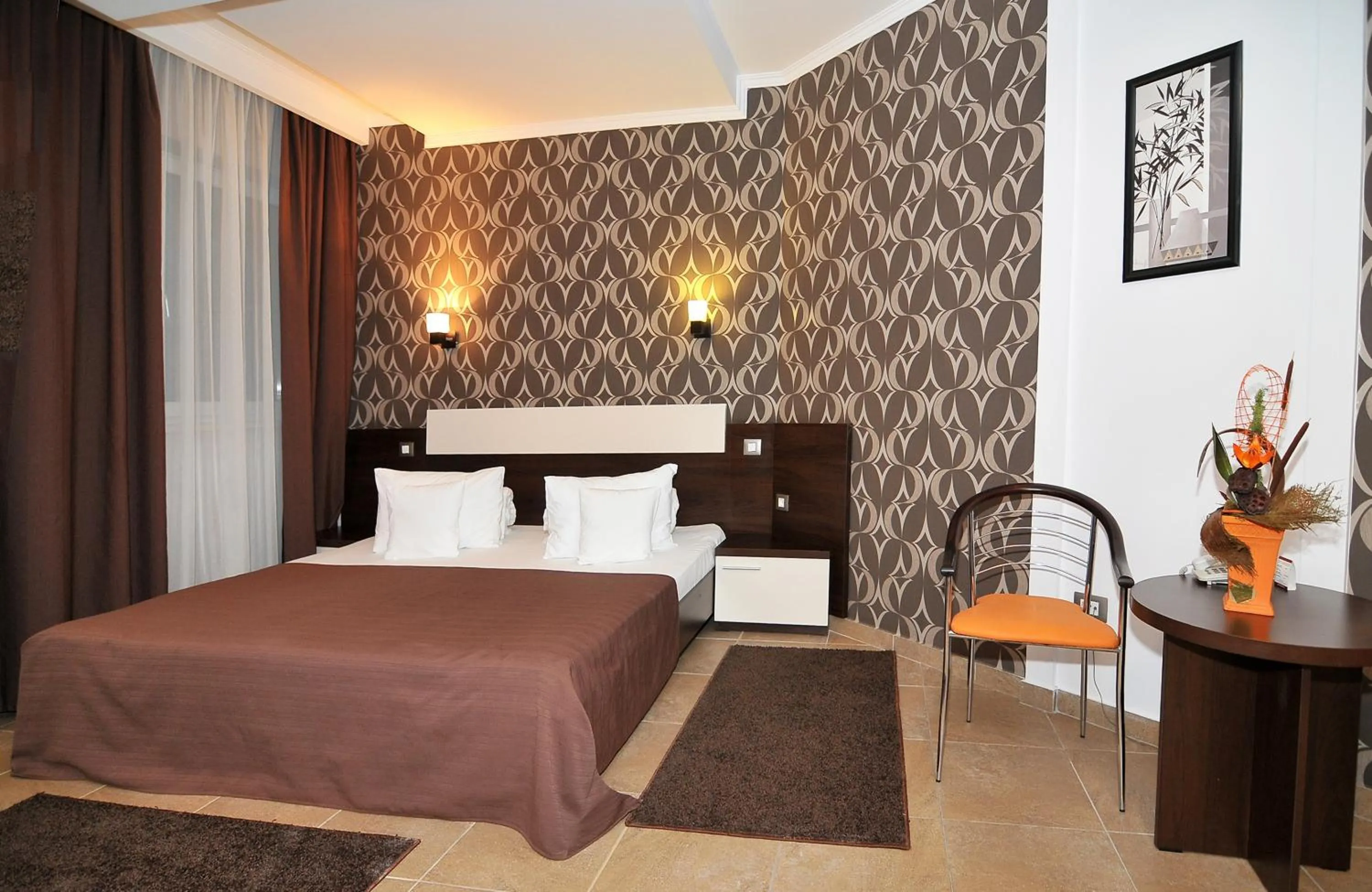 Bed in Hotel Confort