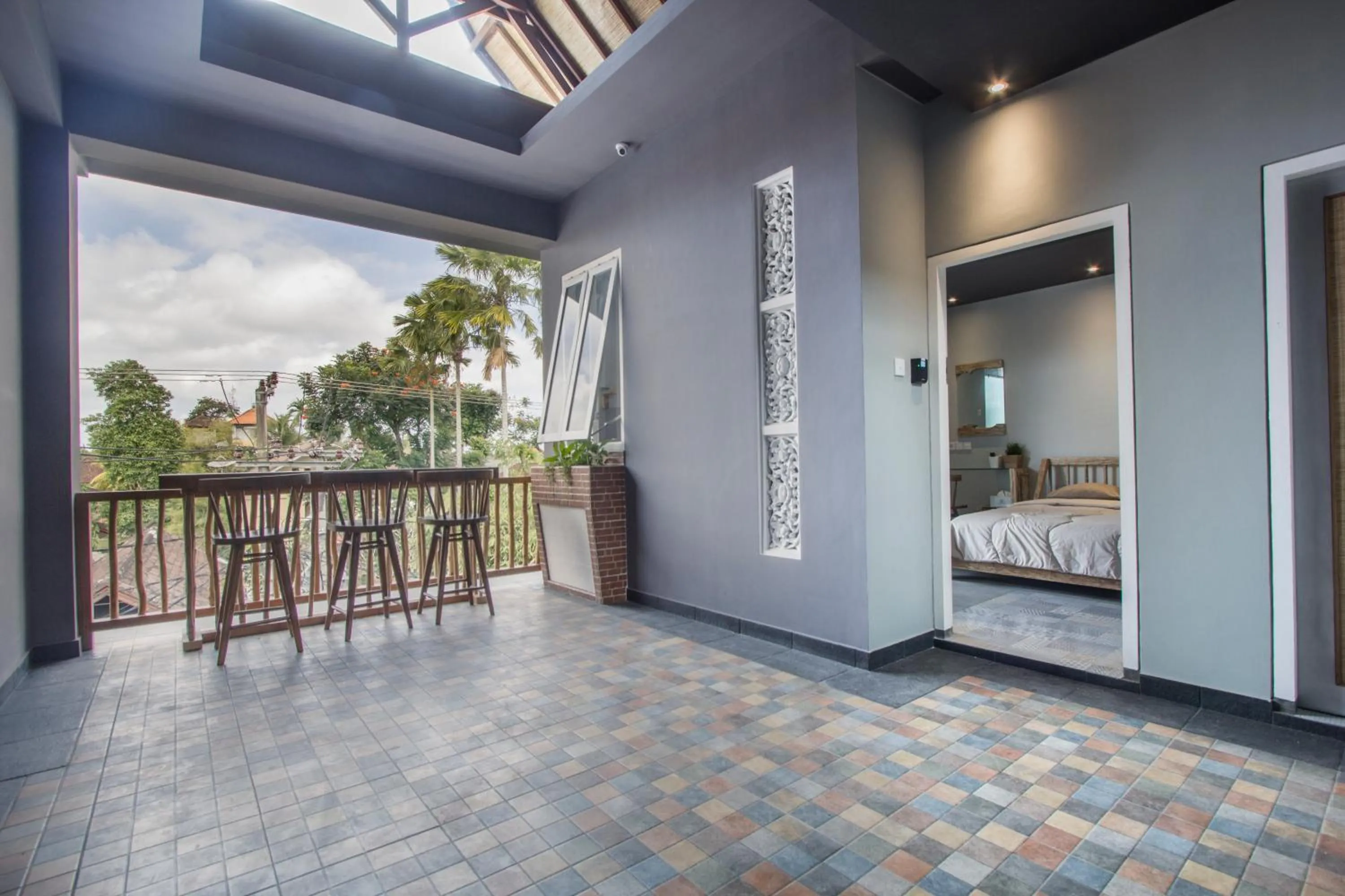 City view, Bed in A4k Mua at Ubud