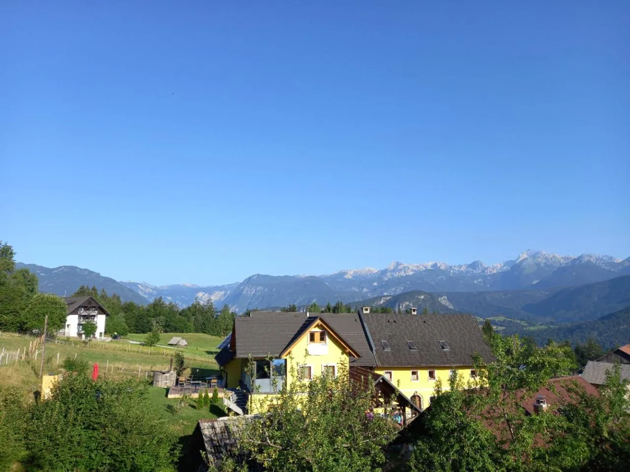 Mountain view in Apartments Tubej