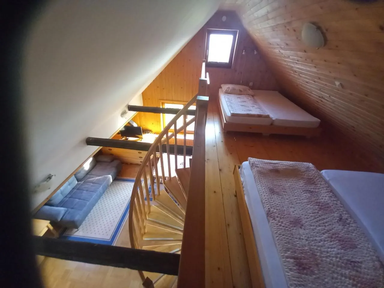 Bedroom, Bed in Apartments Tubej