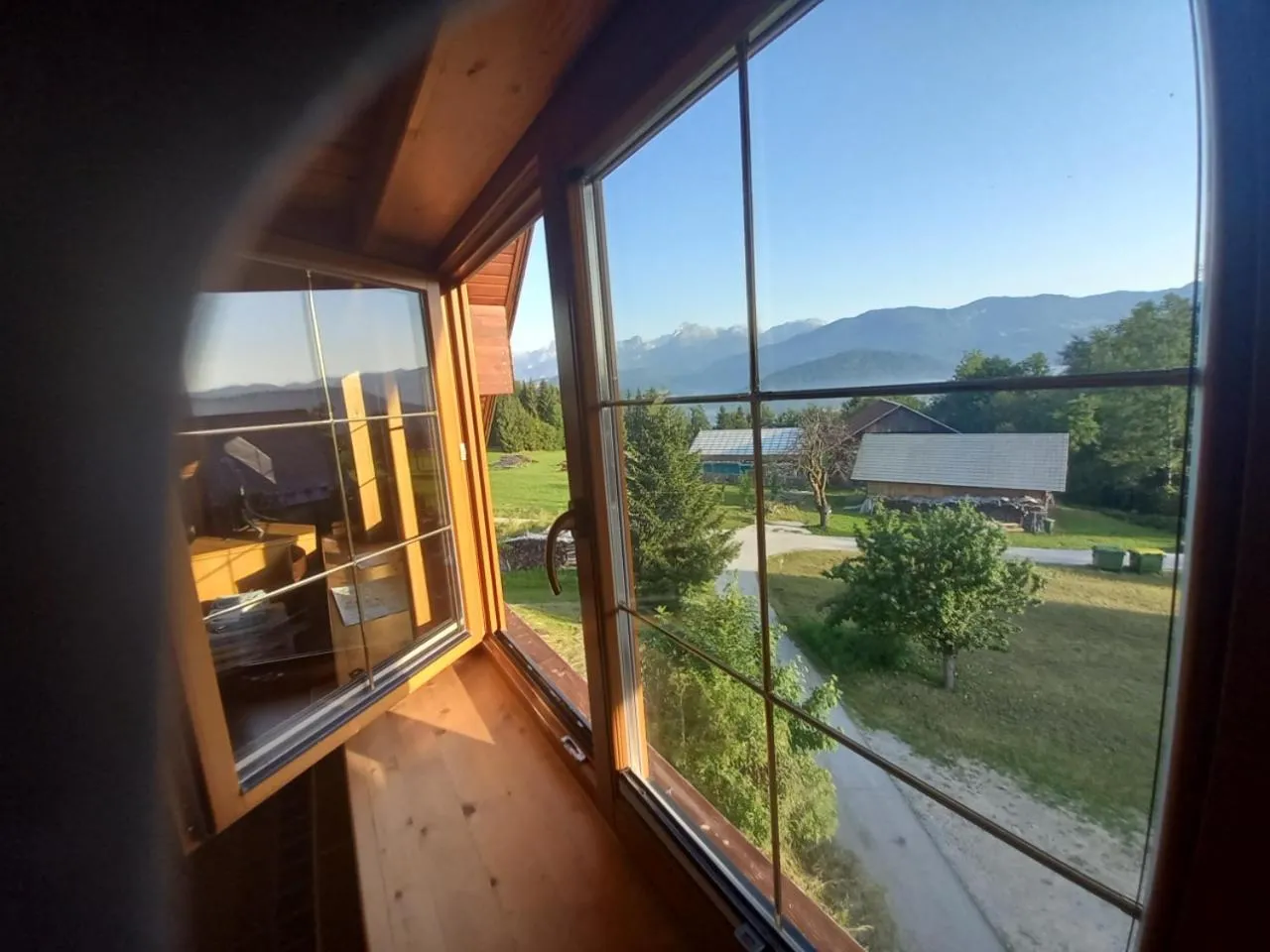 Mountain view in Apartments Tubej