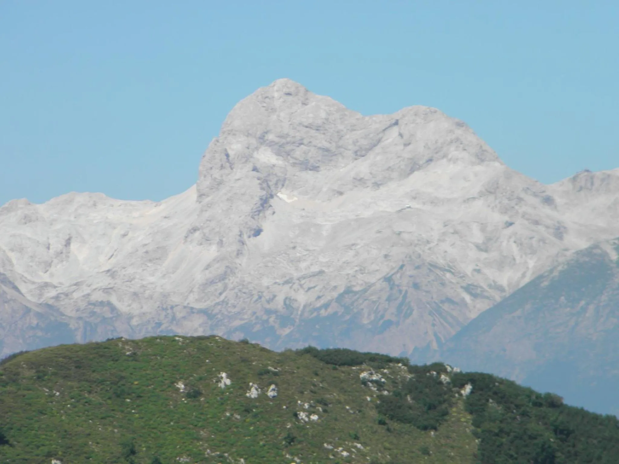 Mountain view in Apartments Tubej