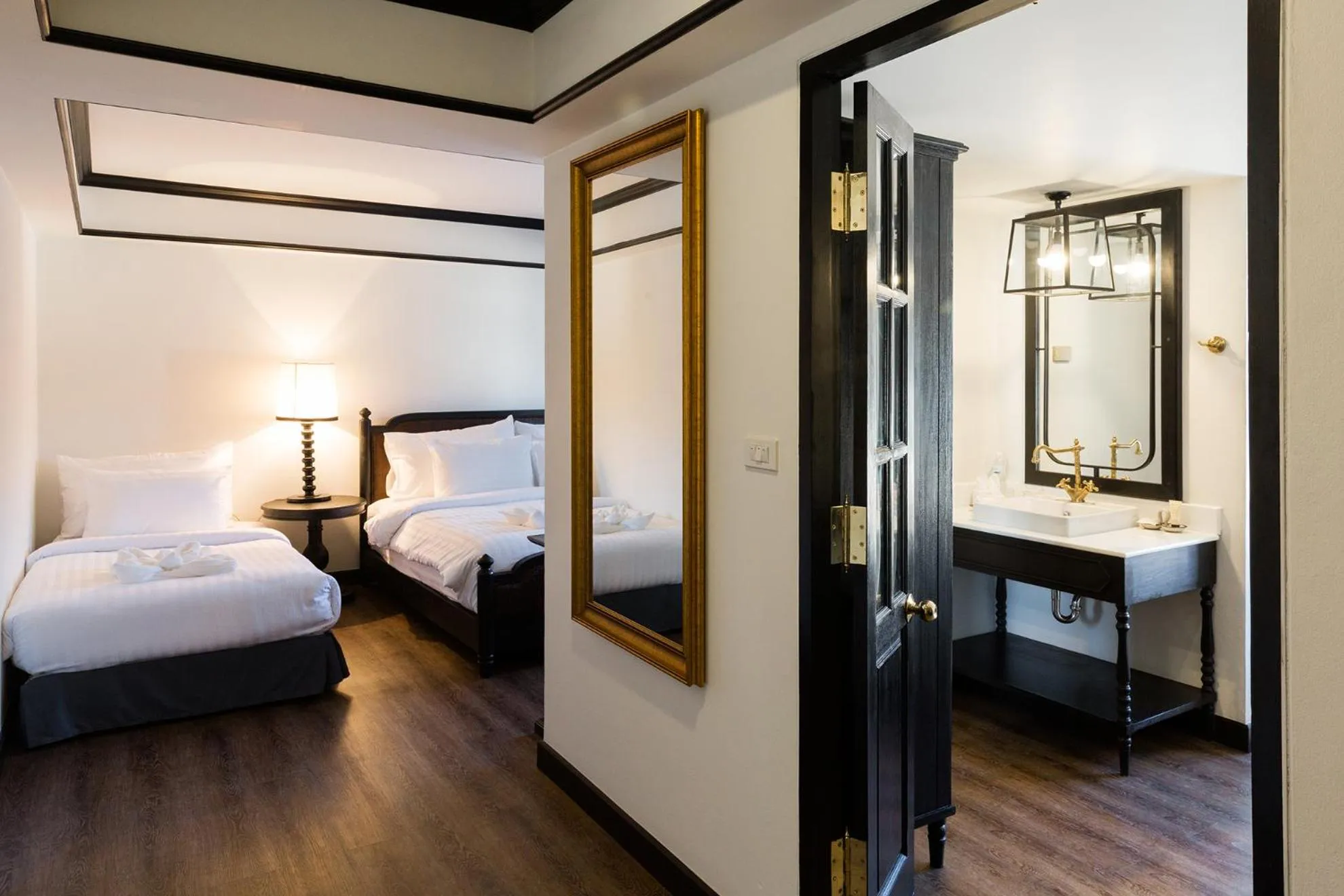 Bed in MORA Boutique Hotel