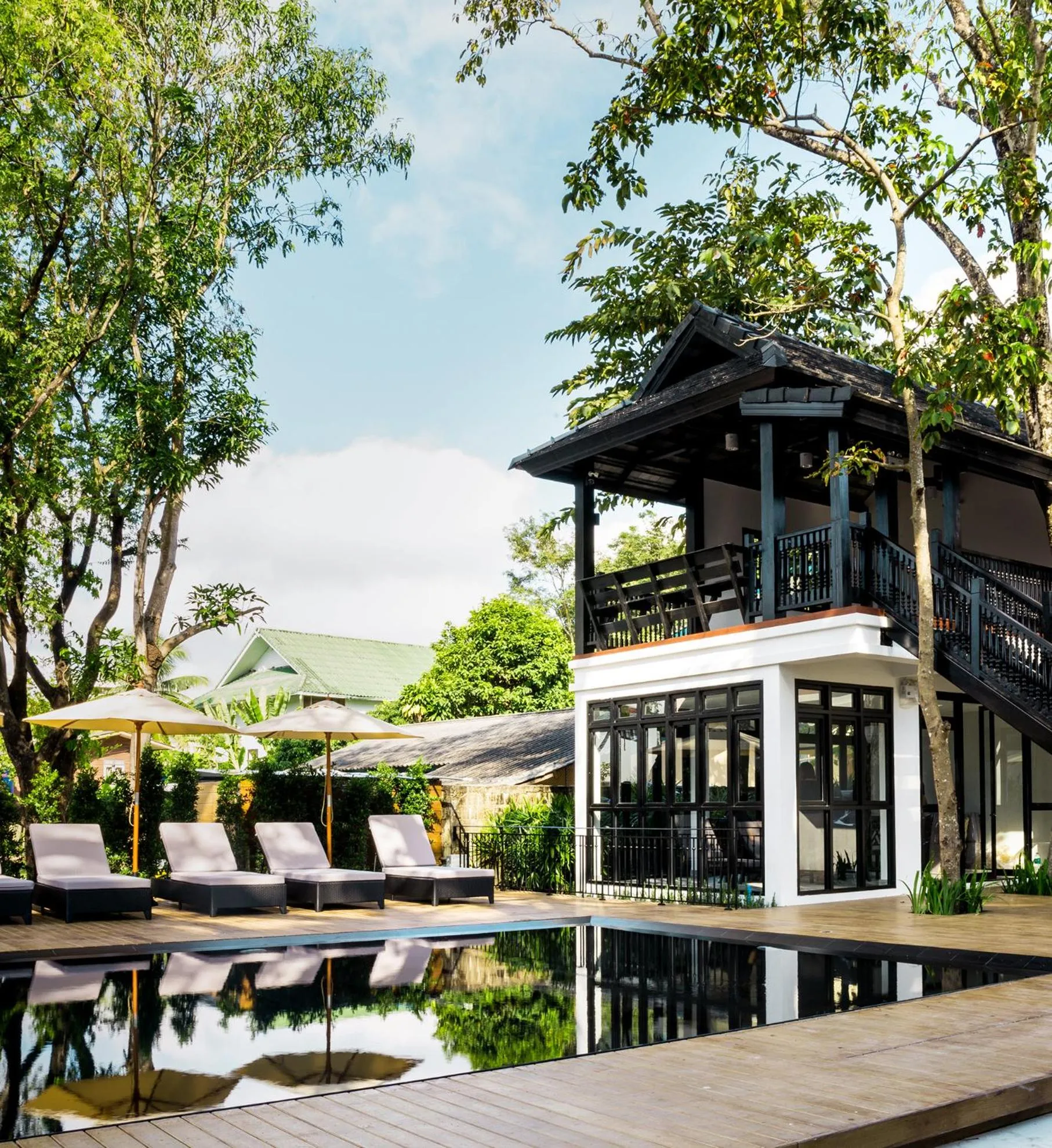 Swimming pool in MORA Boutique Hotel