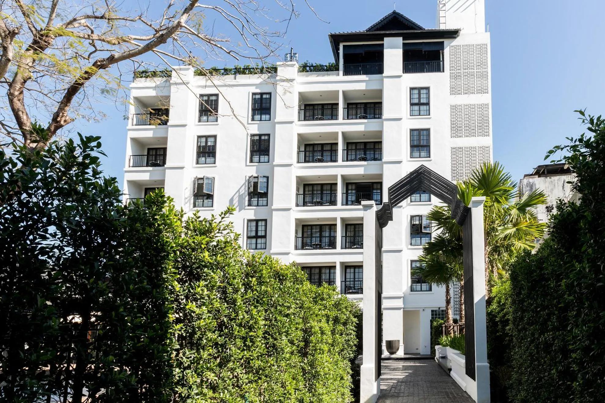 Property building in MORA Boutique Hotel