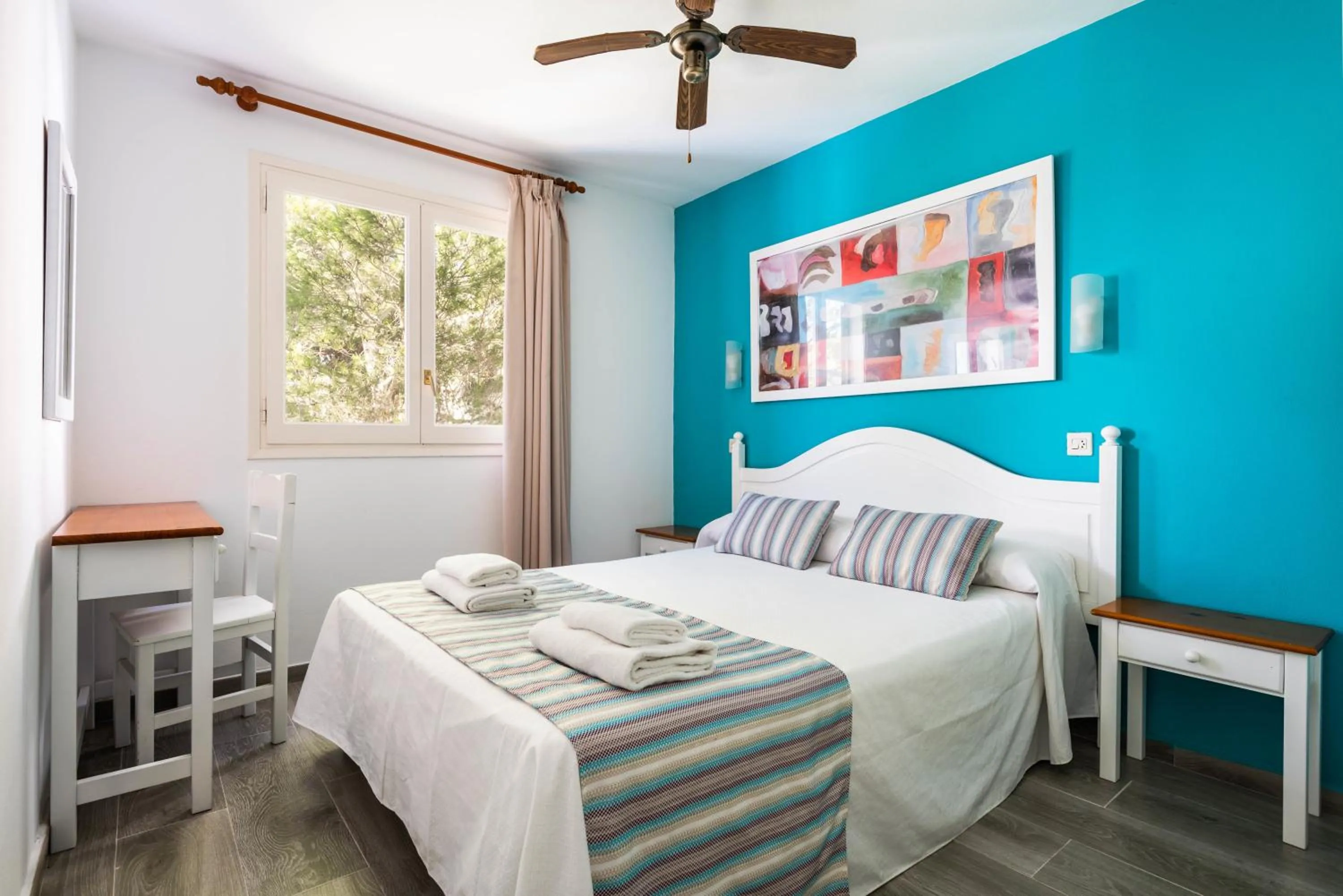 Bed in Apartamentos Alta Galdana