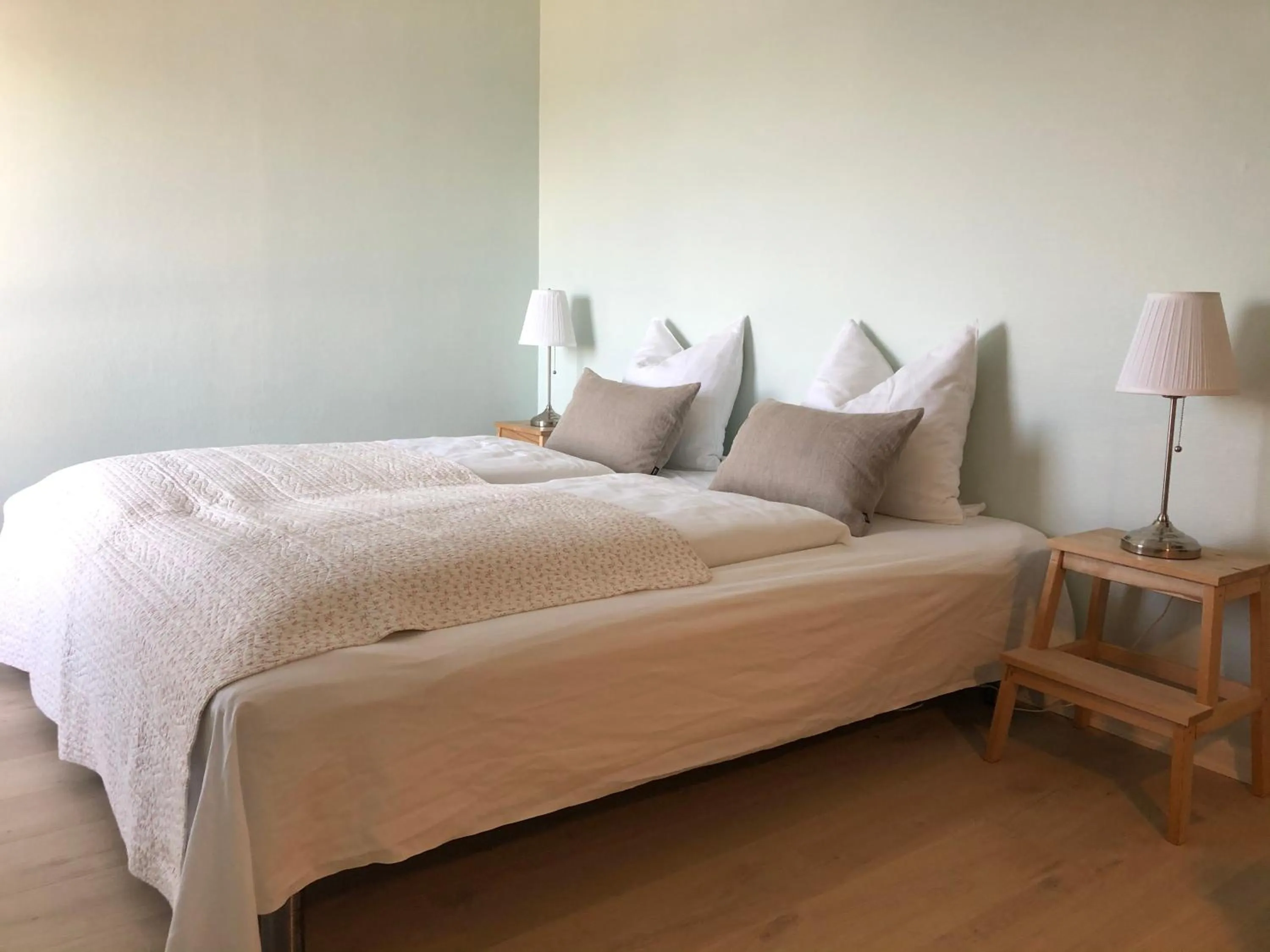 Bed in Sandkaas Badehotel