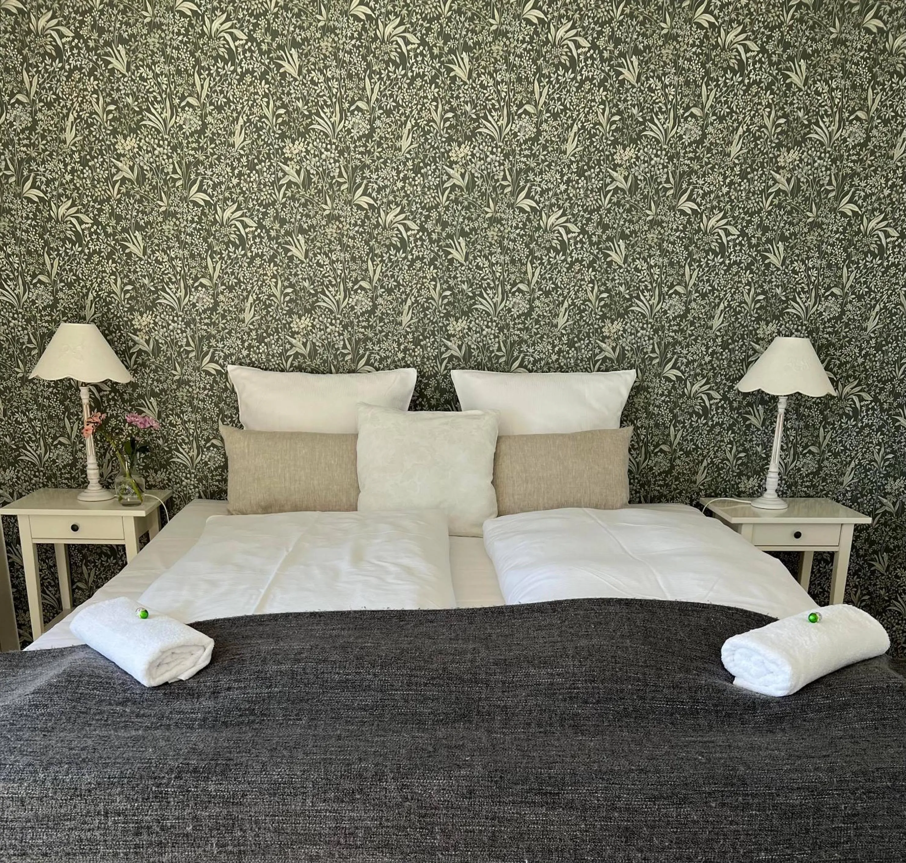 Bed in Sandkaas Badehotel