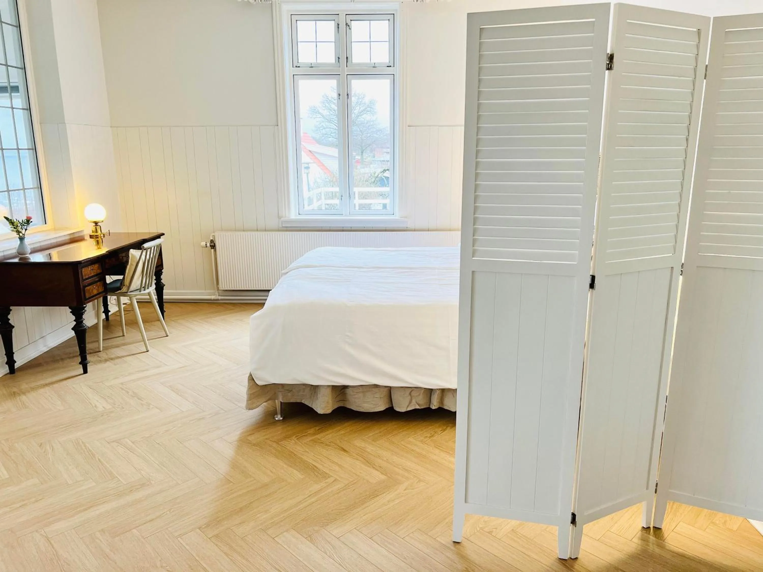 Bed in Sandkaas Badehotel