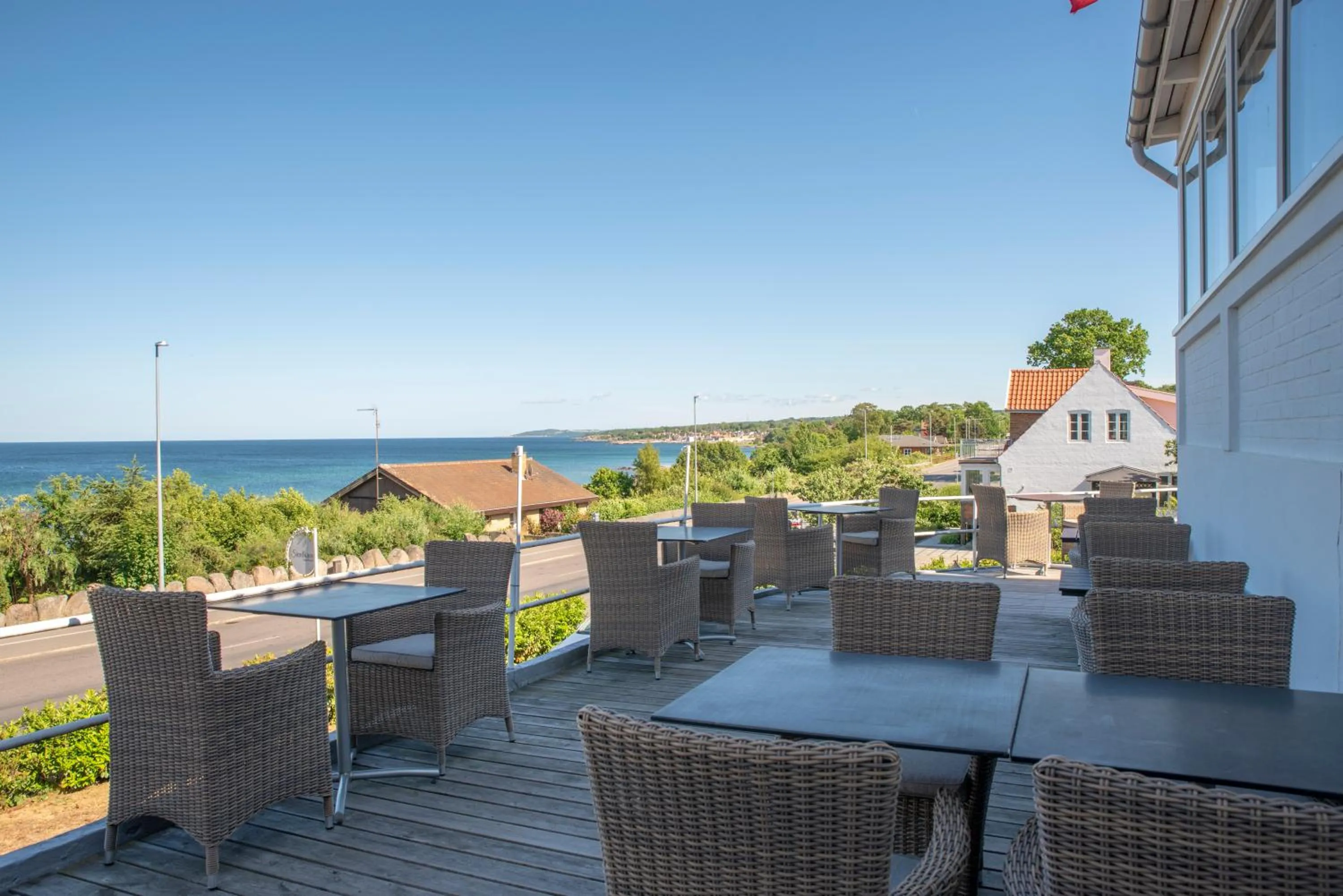 Balcony/Terrace in Sandkaas Badehotel