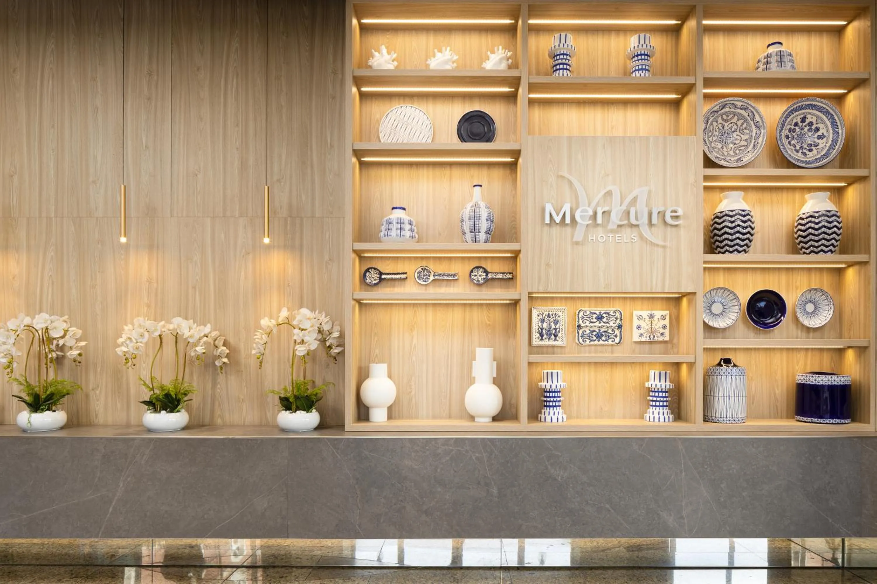 Lobby or reception in Mercure Sibiu Airport