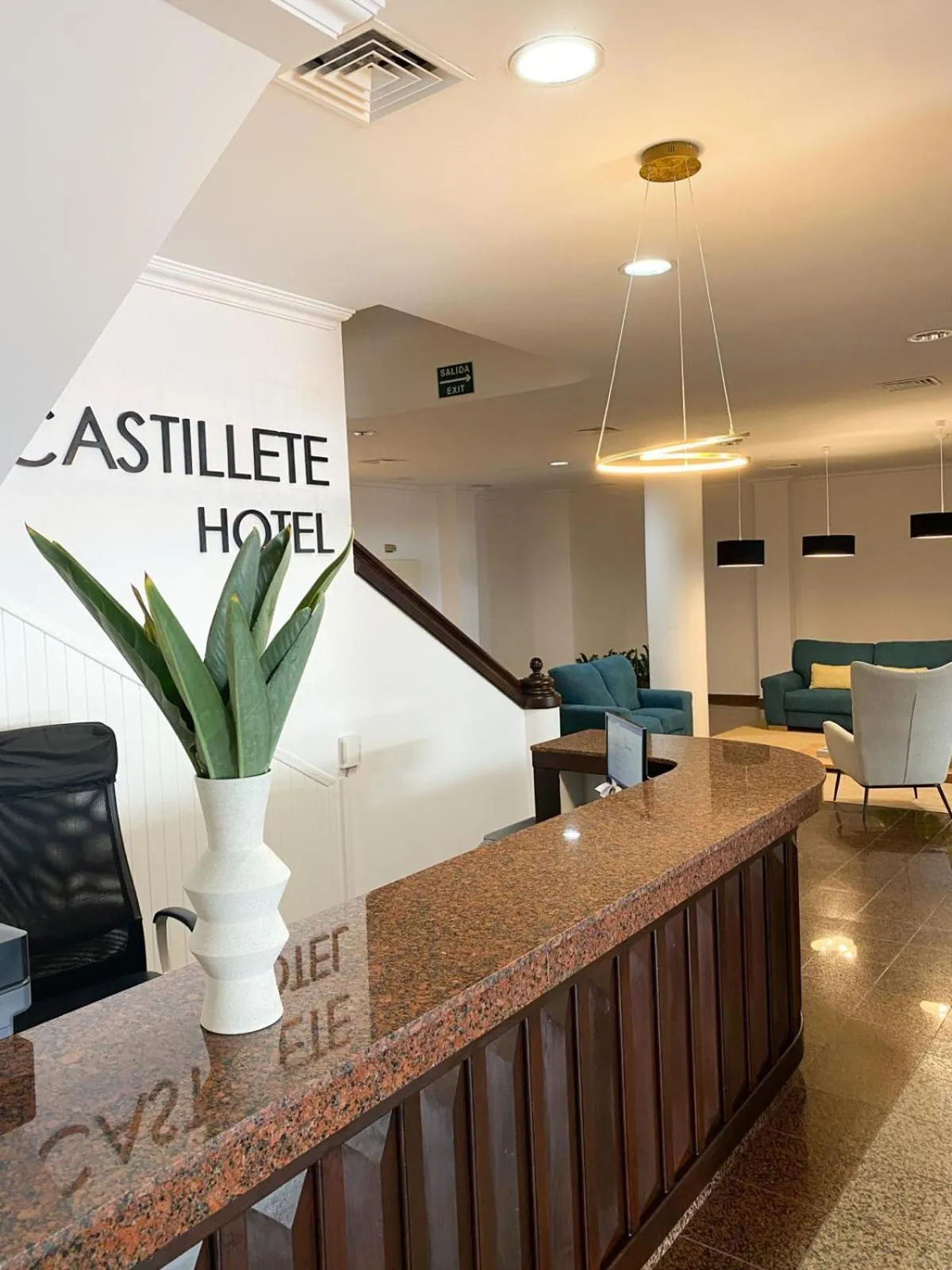 Lobby or reception in Hotel Castillete