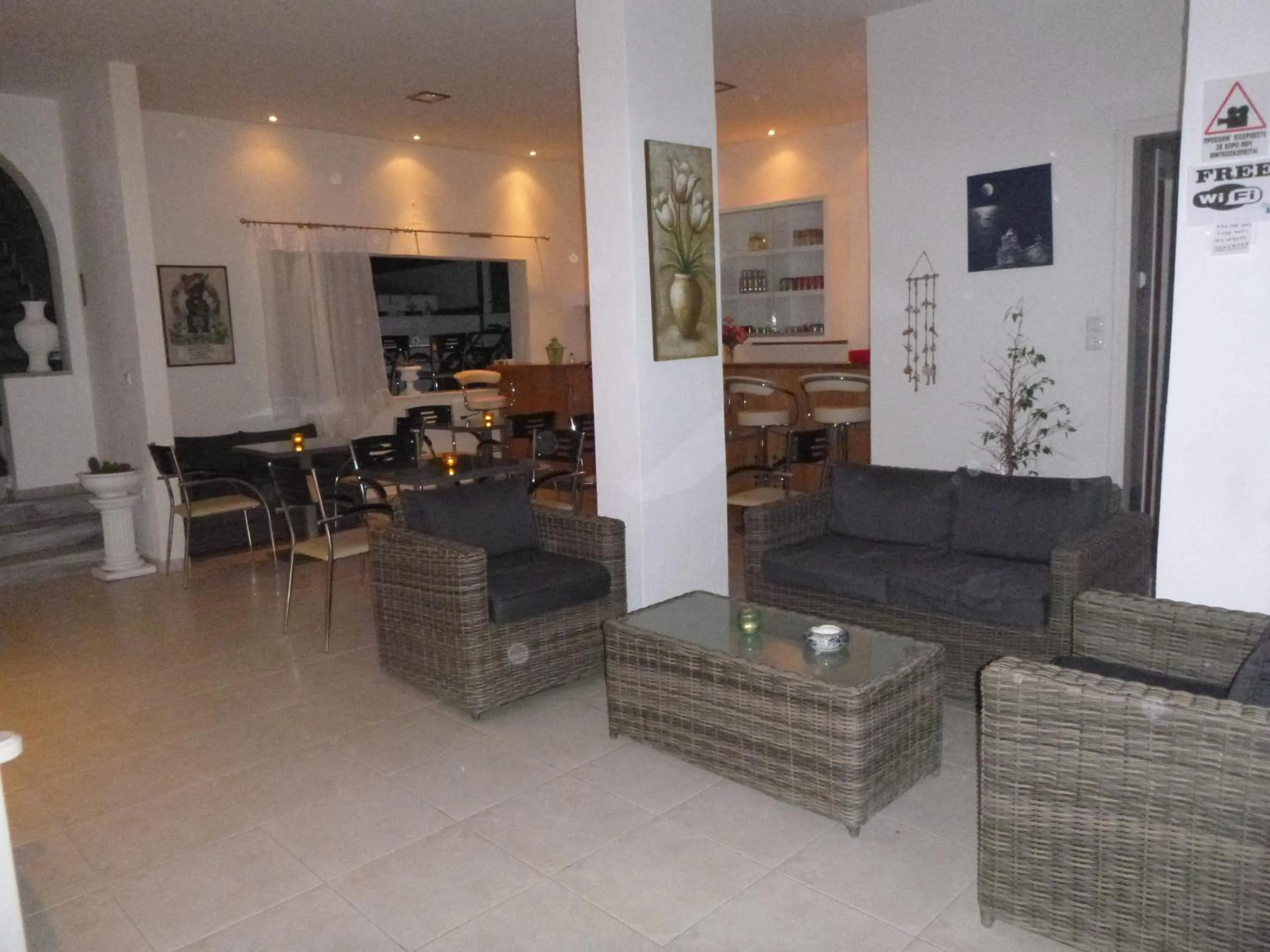 Lobby or reception in Karafelas Hotel