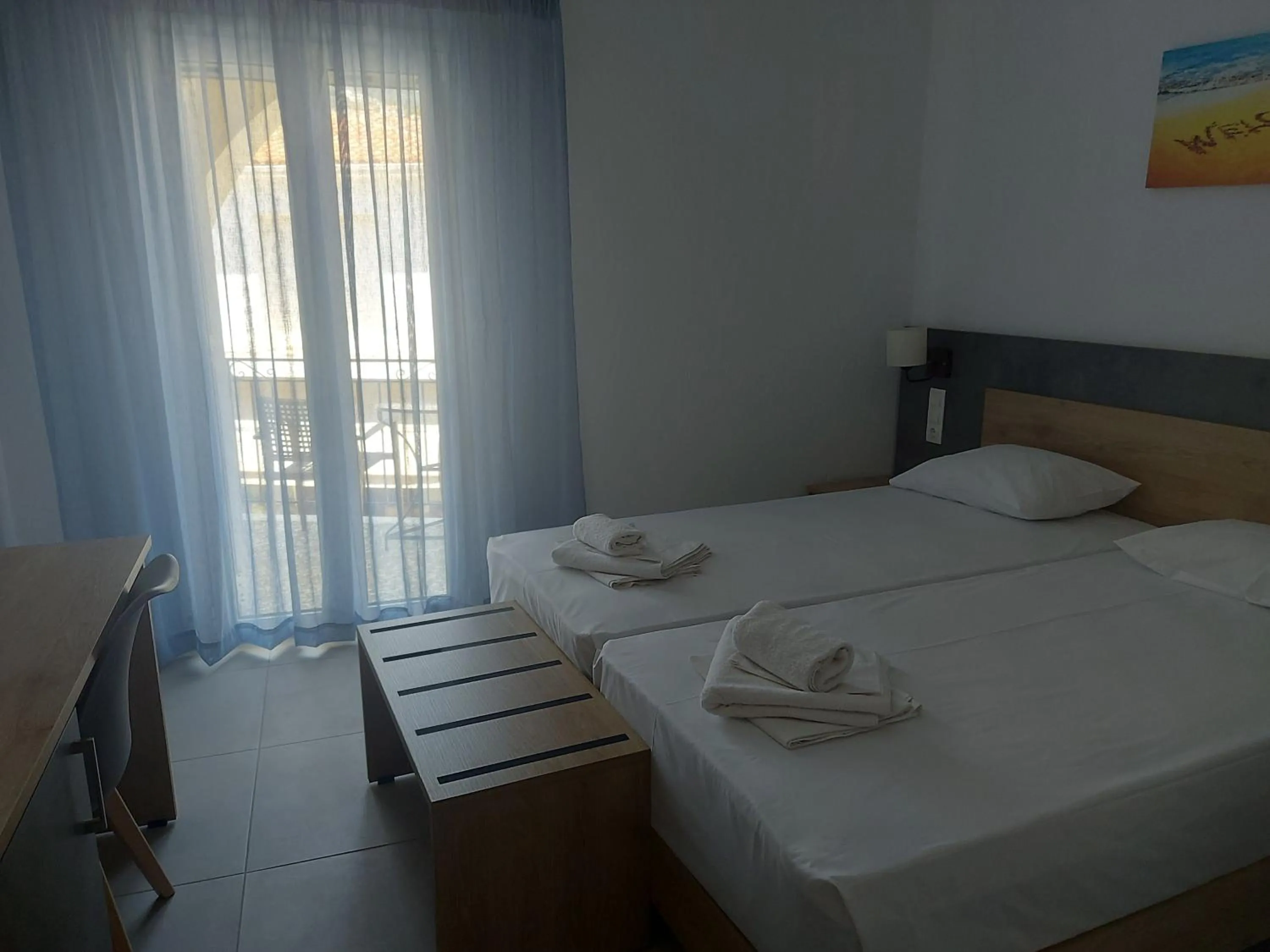 Bed in Karafelas Hotel
