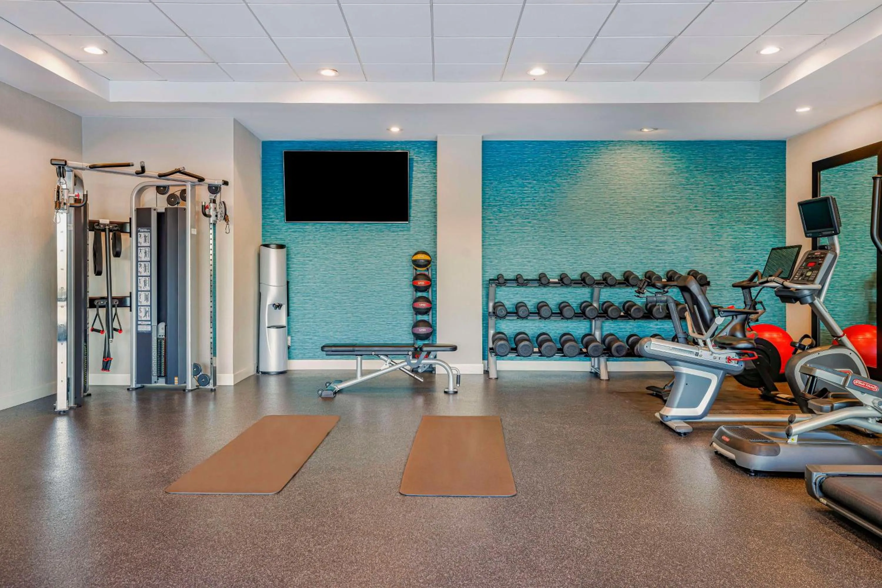 Fitness centre/facilities in Home2 Suites Plano Legacy West