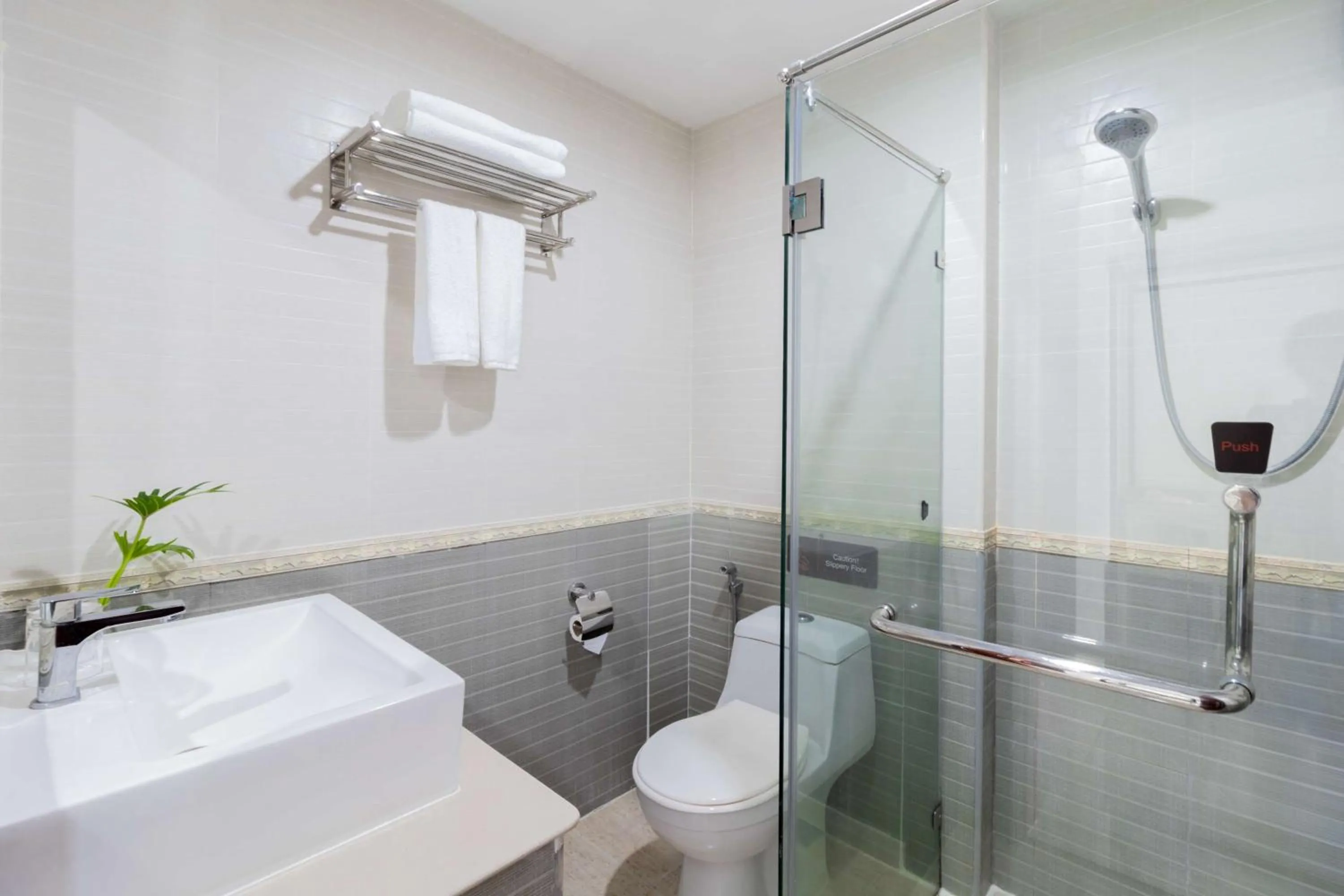 Bathroom in SureStay By Best Western Iconic Suvarnabhumi