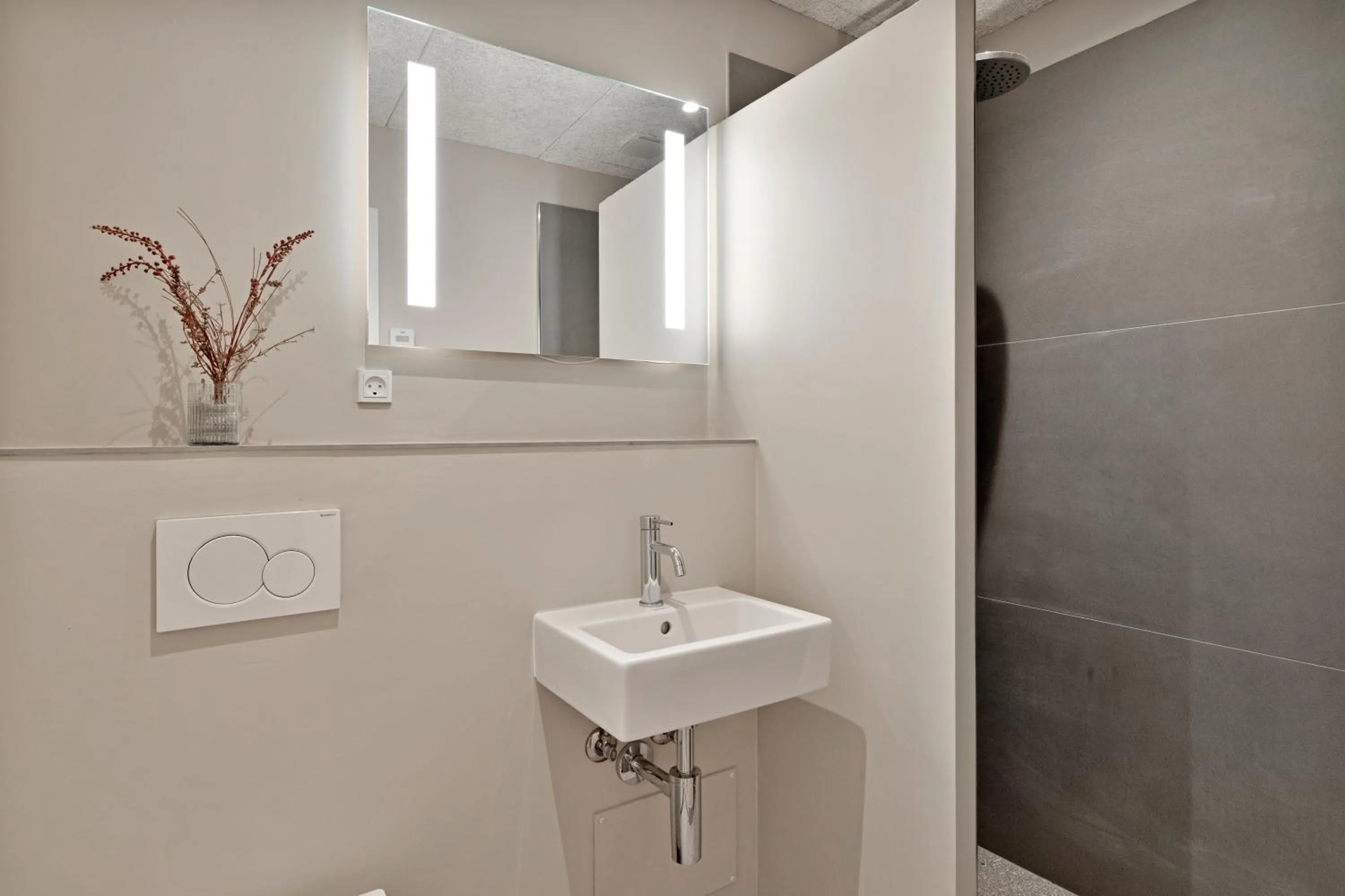 Bathroom in Hotel Klitbakken