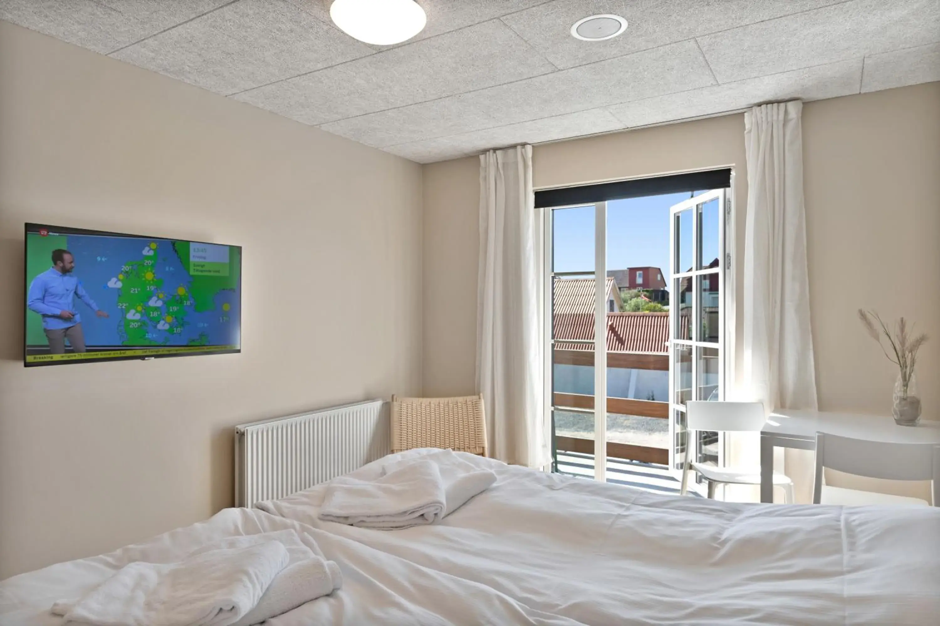 Double Room with Balcony in Hotel Klitbakken Double Room with Balcony in Hotel Klitbakken