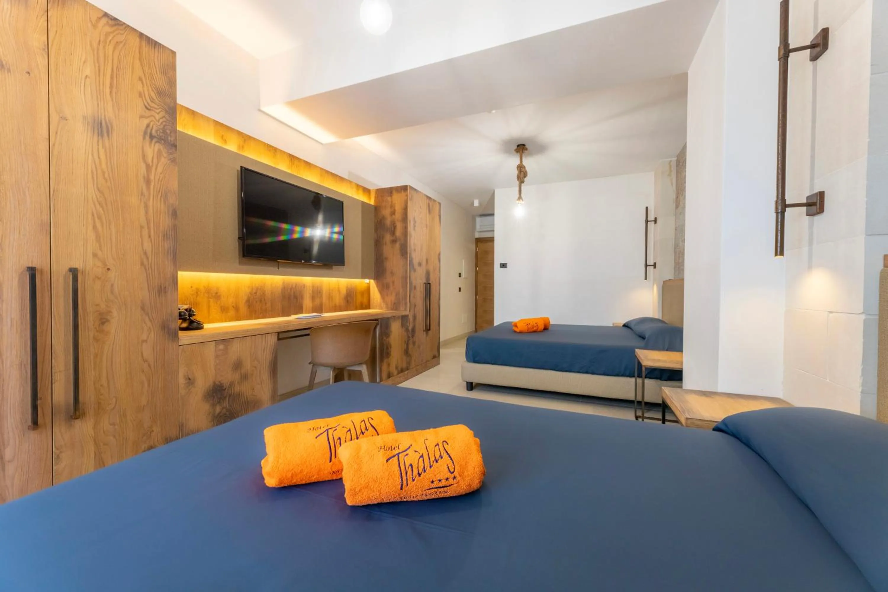 Bed in Hotel Thàlas Club