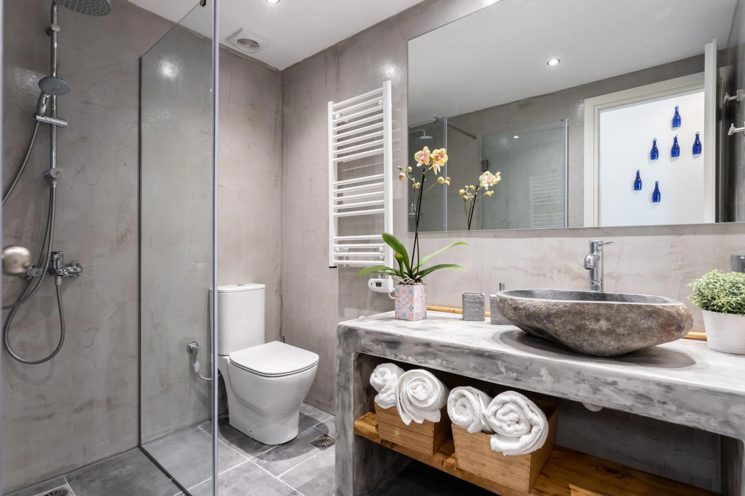 Shower in Ancient Agora Apartments