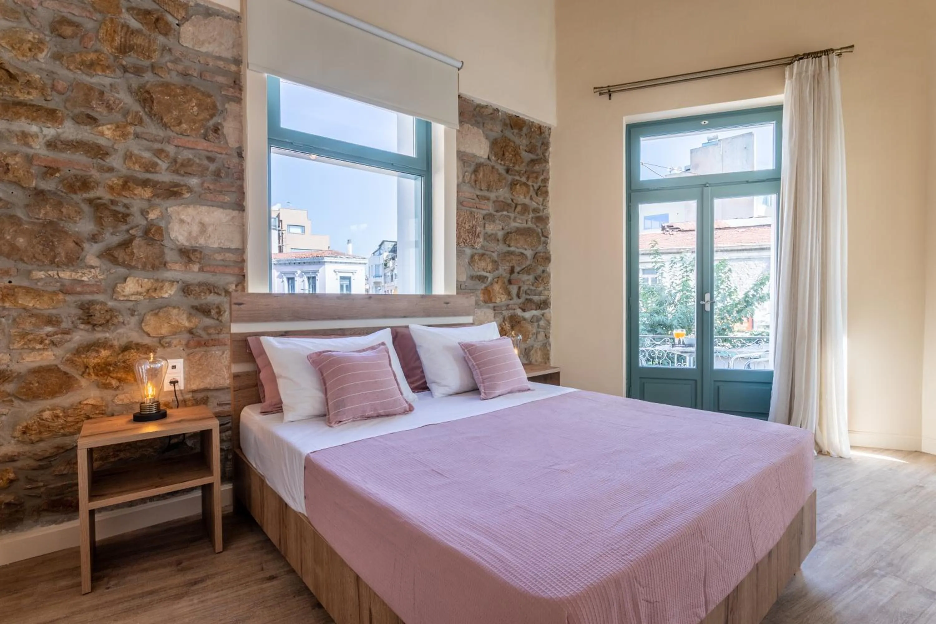 Bedroom, Bed in Ancient Agora Apartments