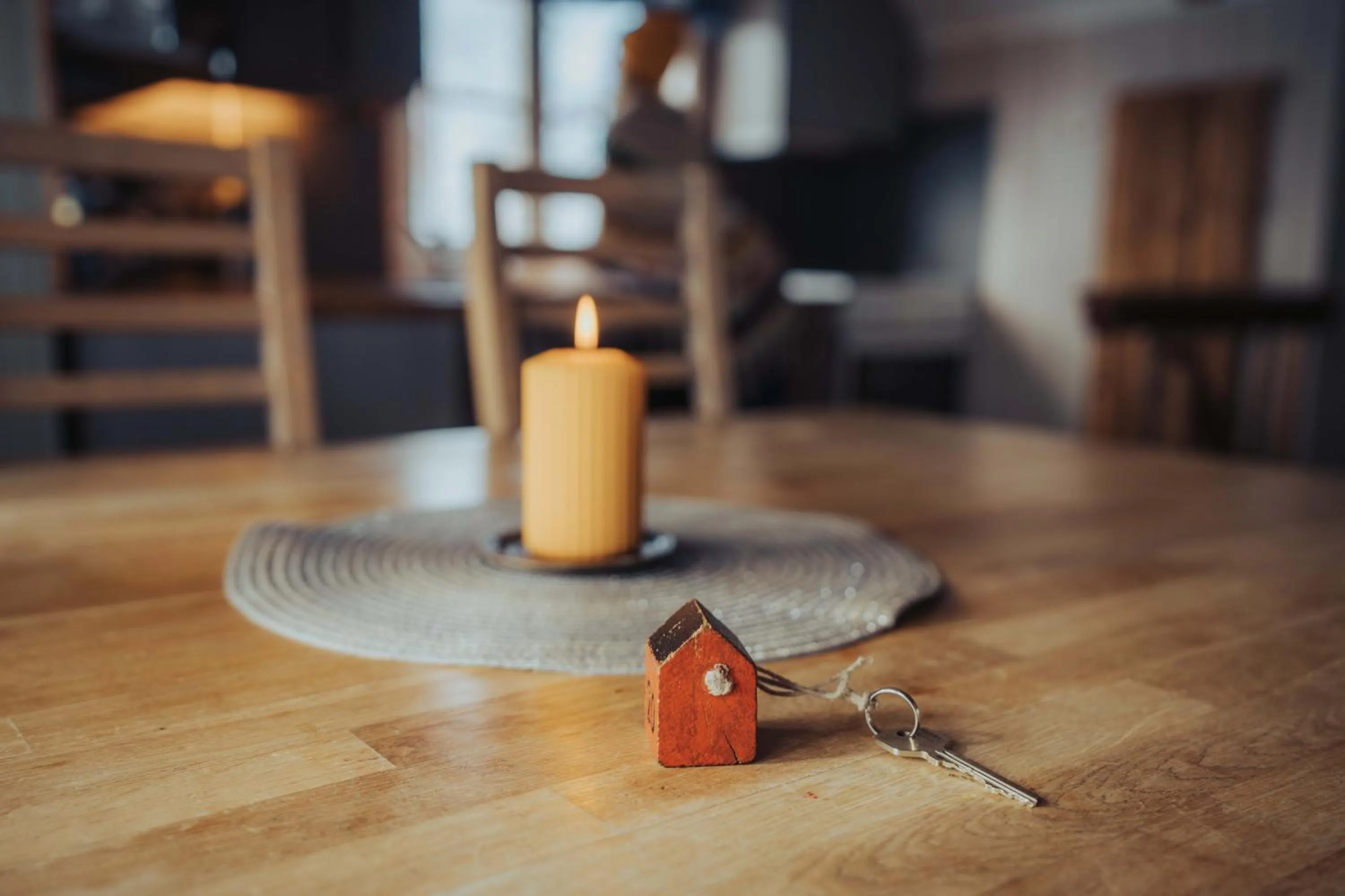 Dining area in Svinøya Rorbuer