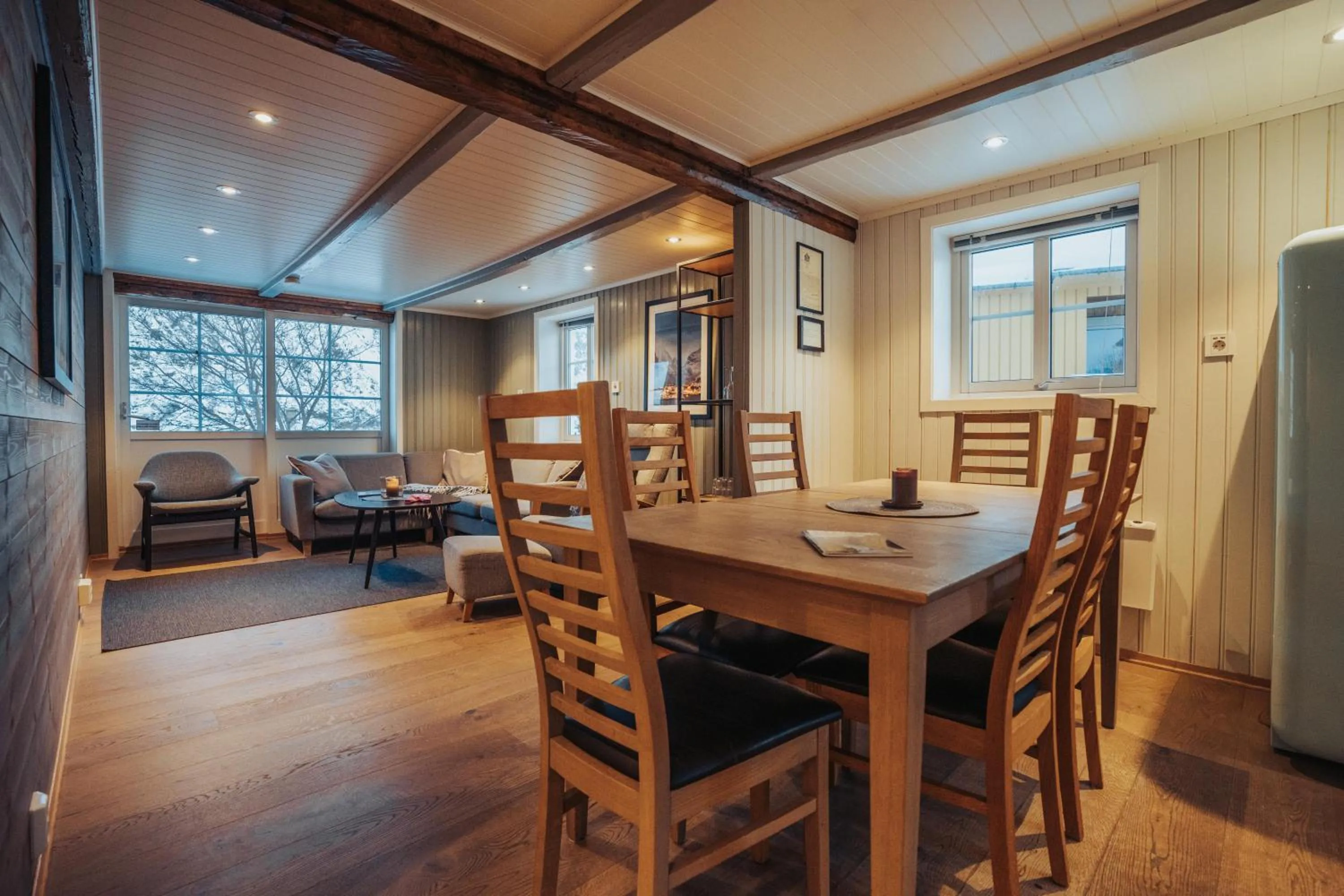 Living room in Svinøya Rorbuer