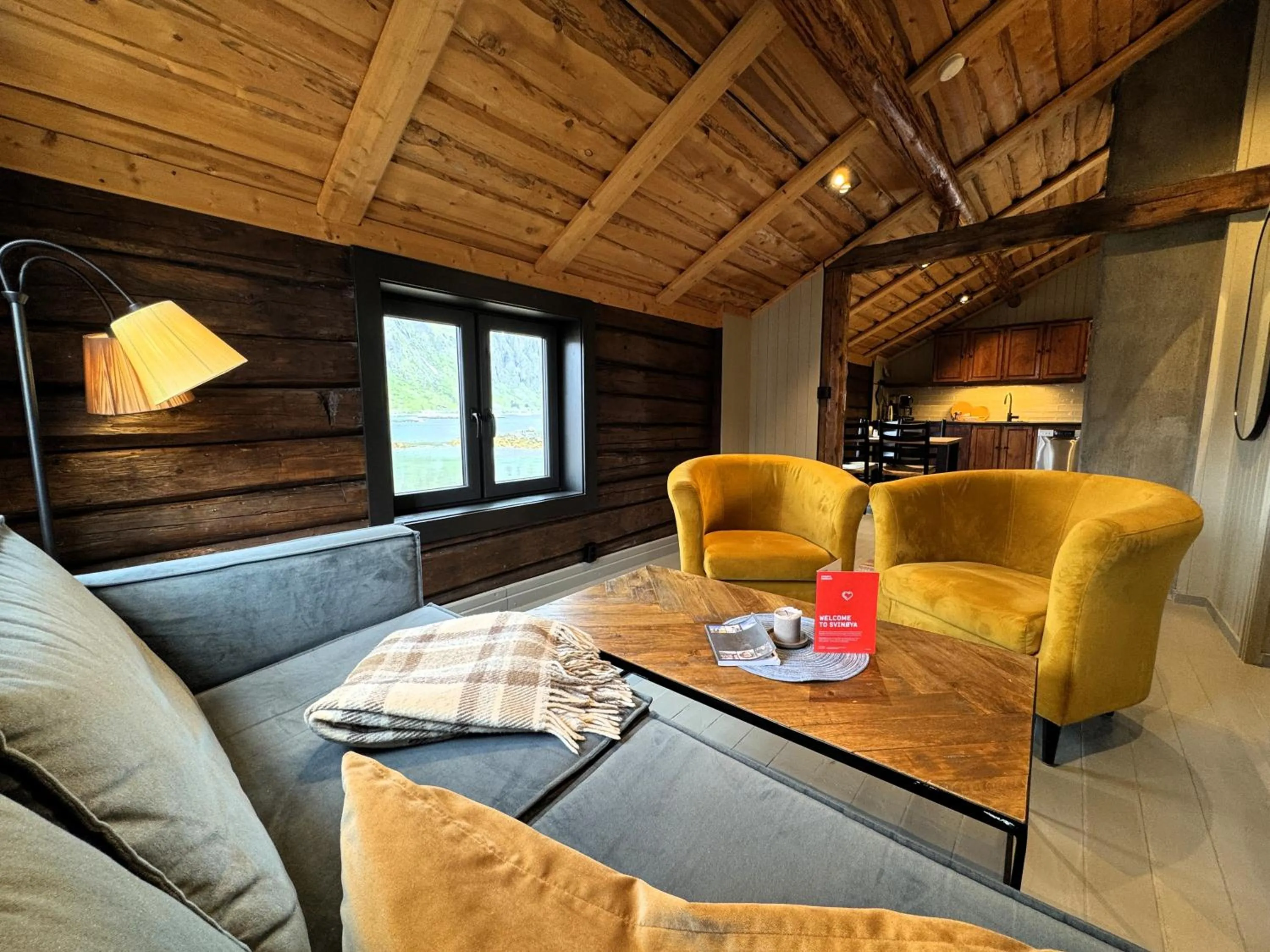 Living room in Svinøya Rorbuer