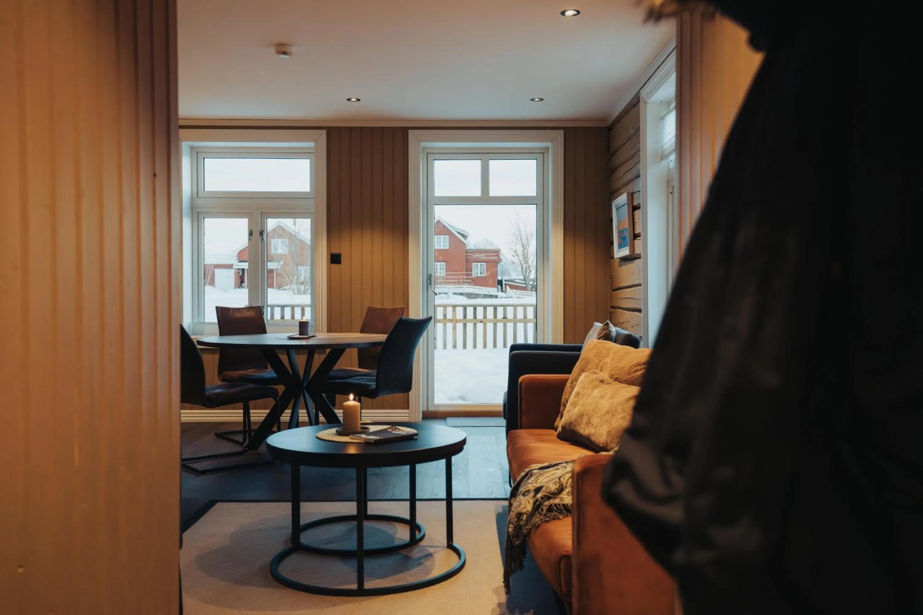 Living room in Svinøya Rorbuer