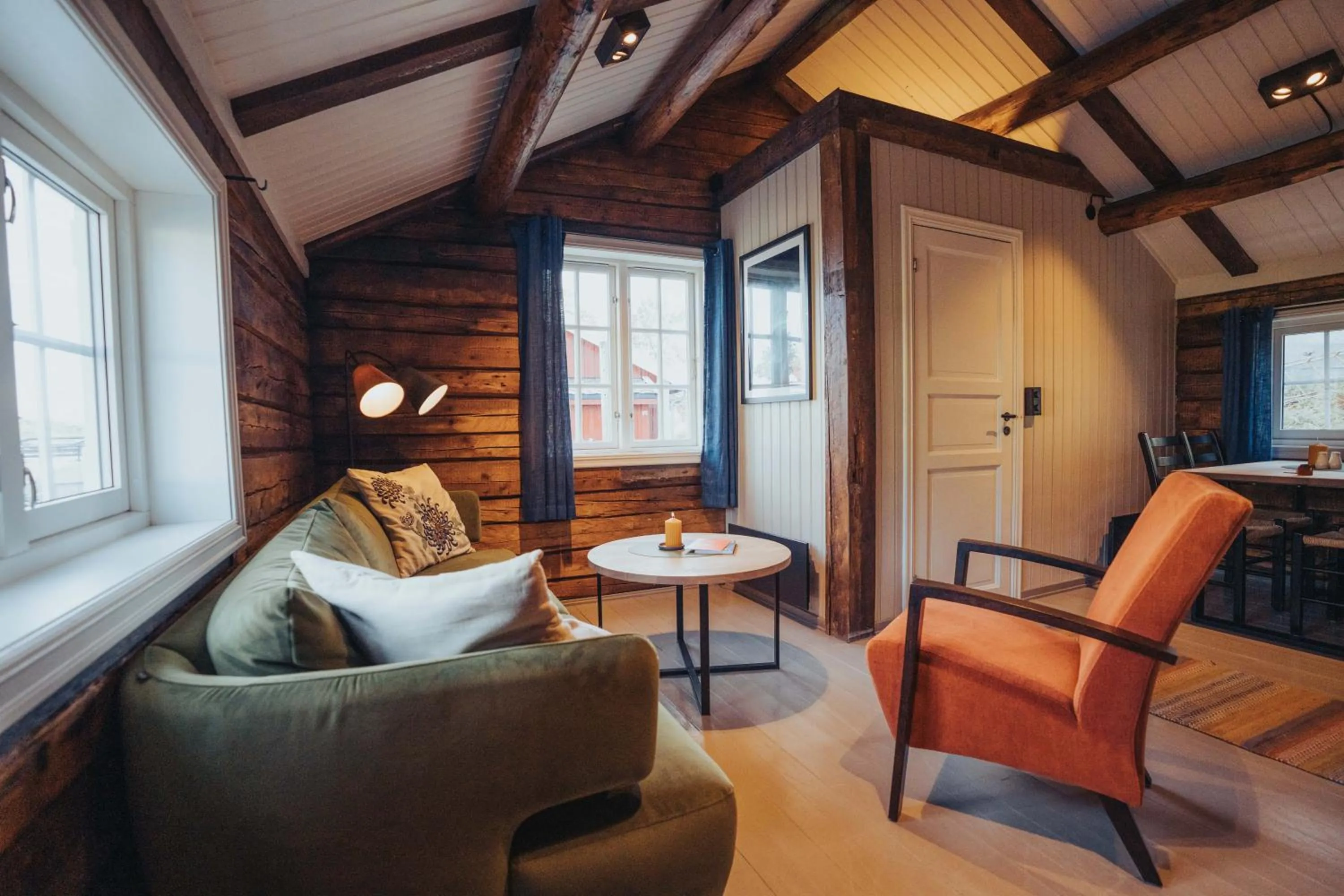 Living room in Svinøya Rorbuer