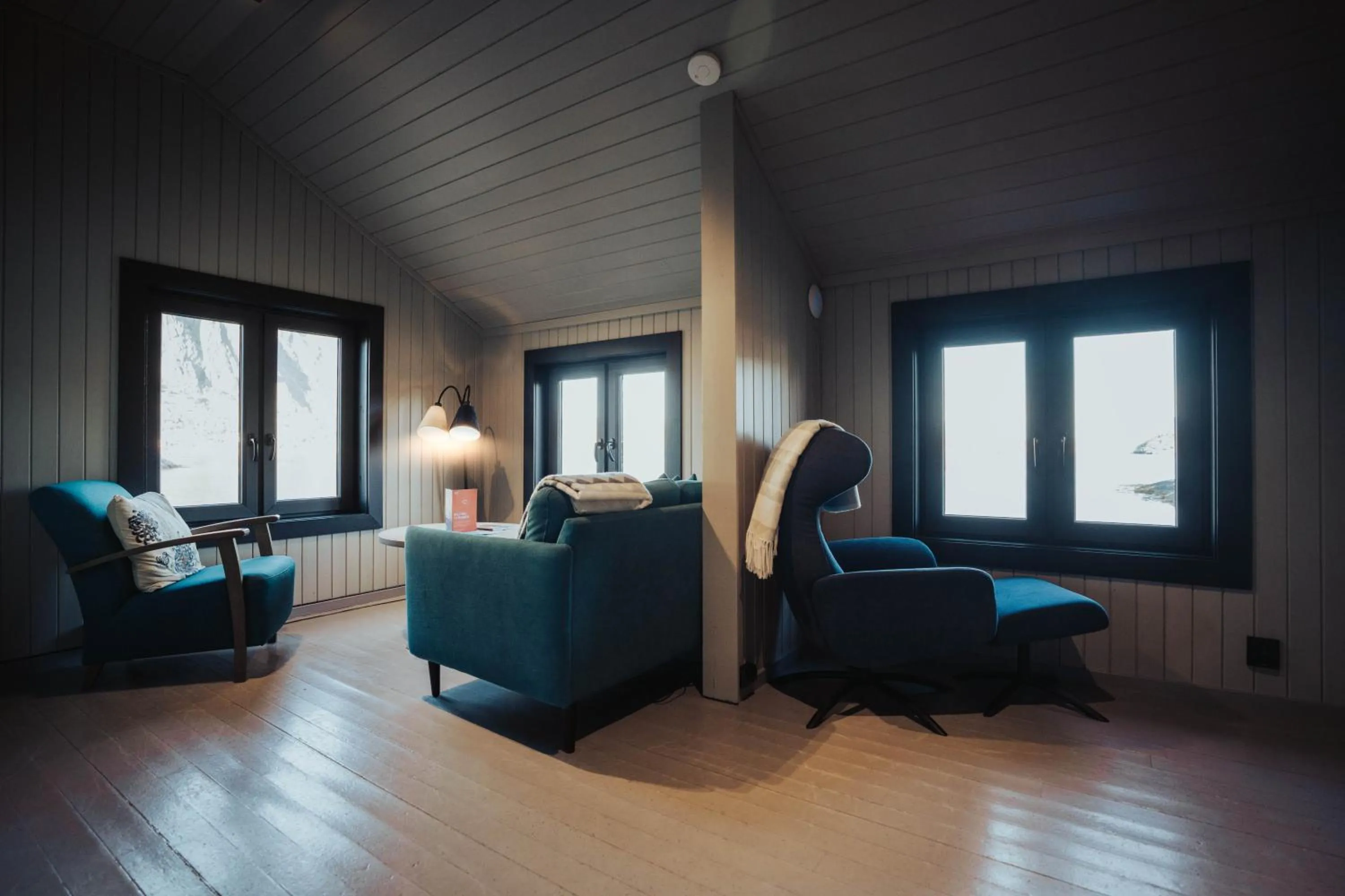 Living room in Svinøya Rorbuer