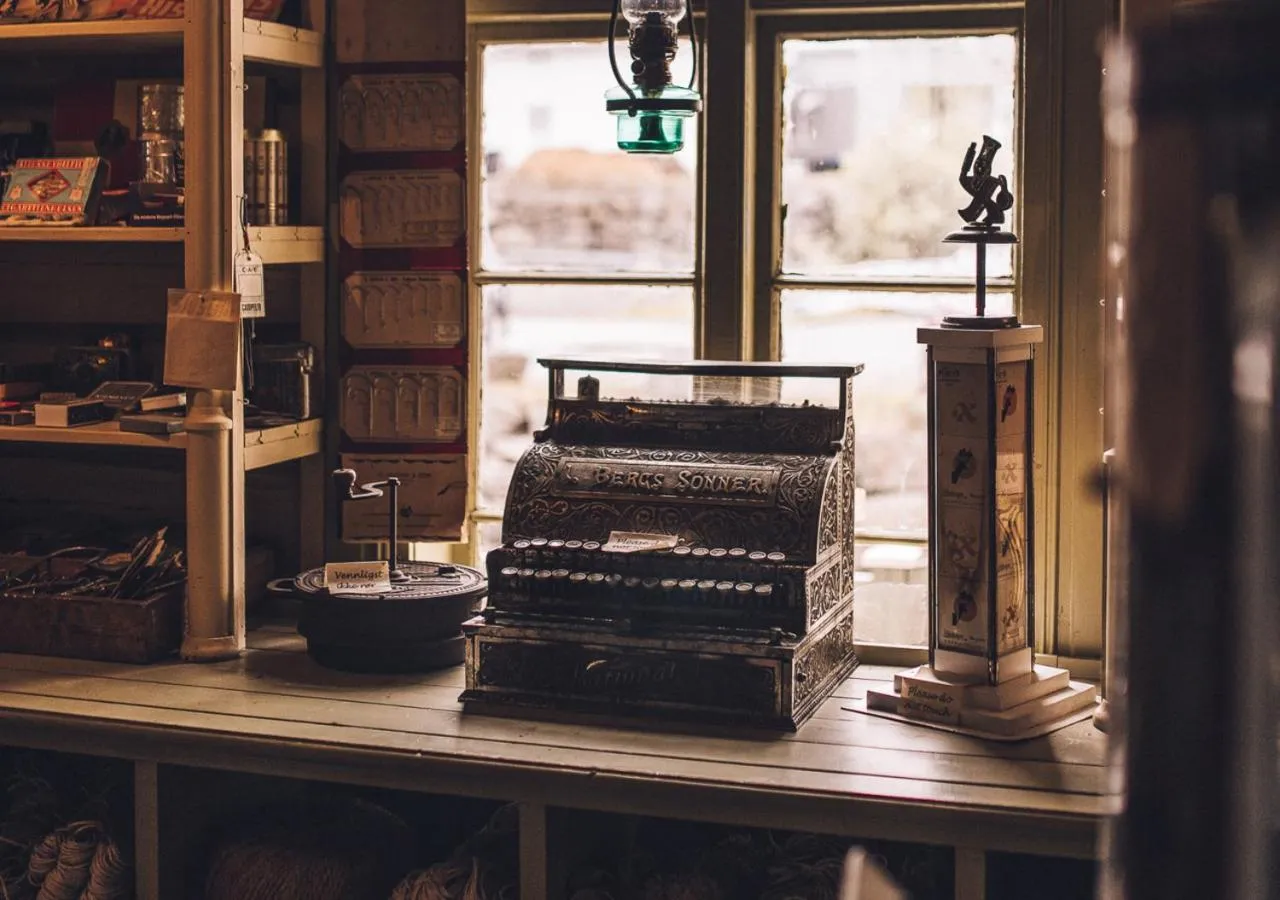 Lobby or reception in Svinøya Rorbuer