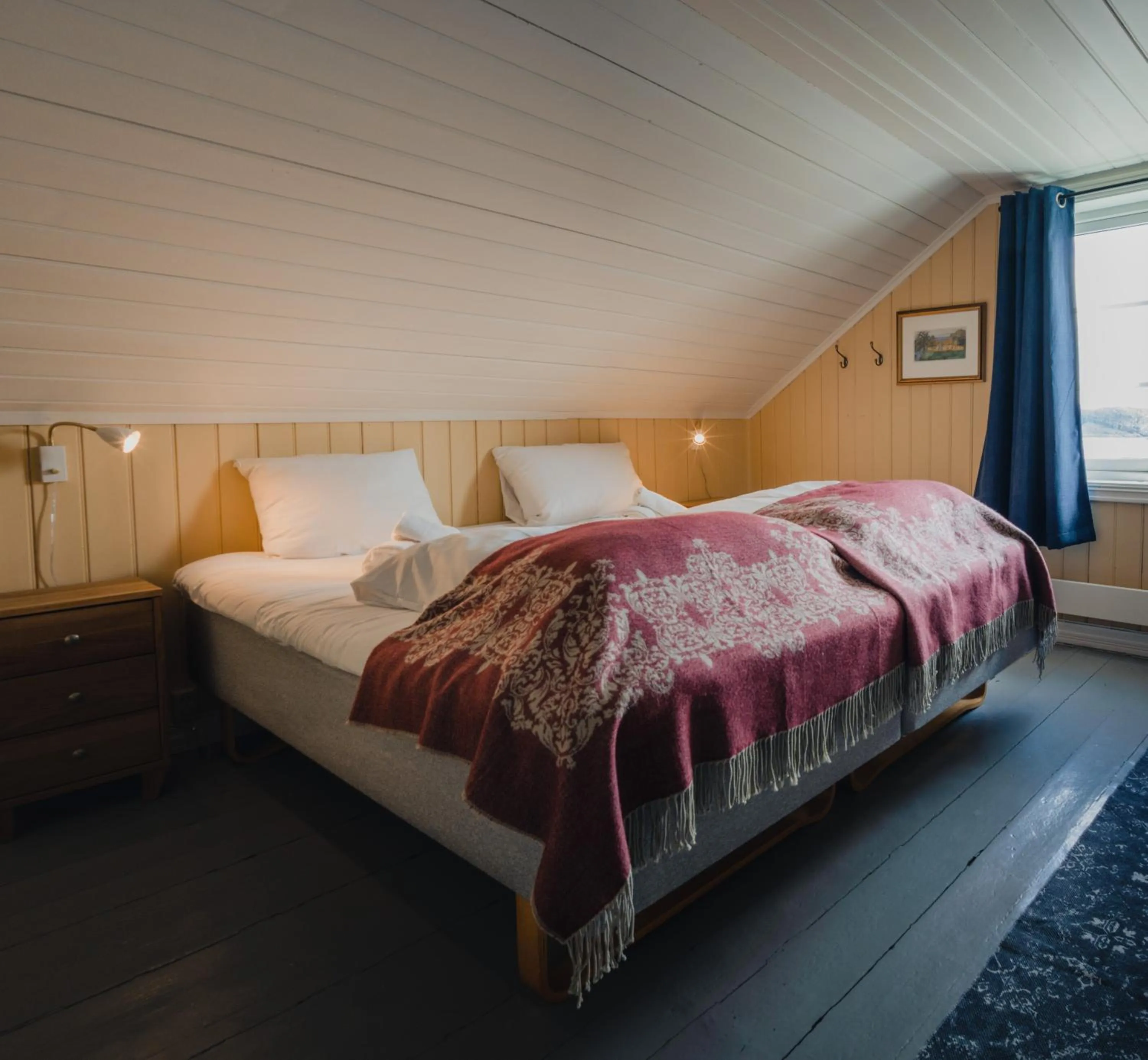 Bedroom, Bed in Svinøya Rorbuer
