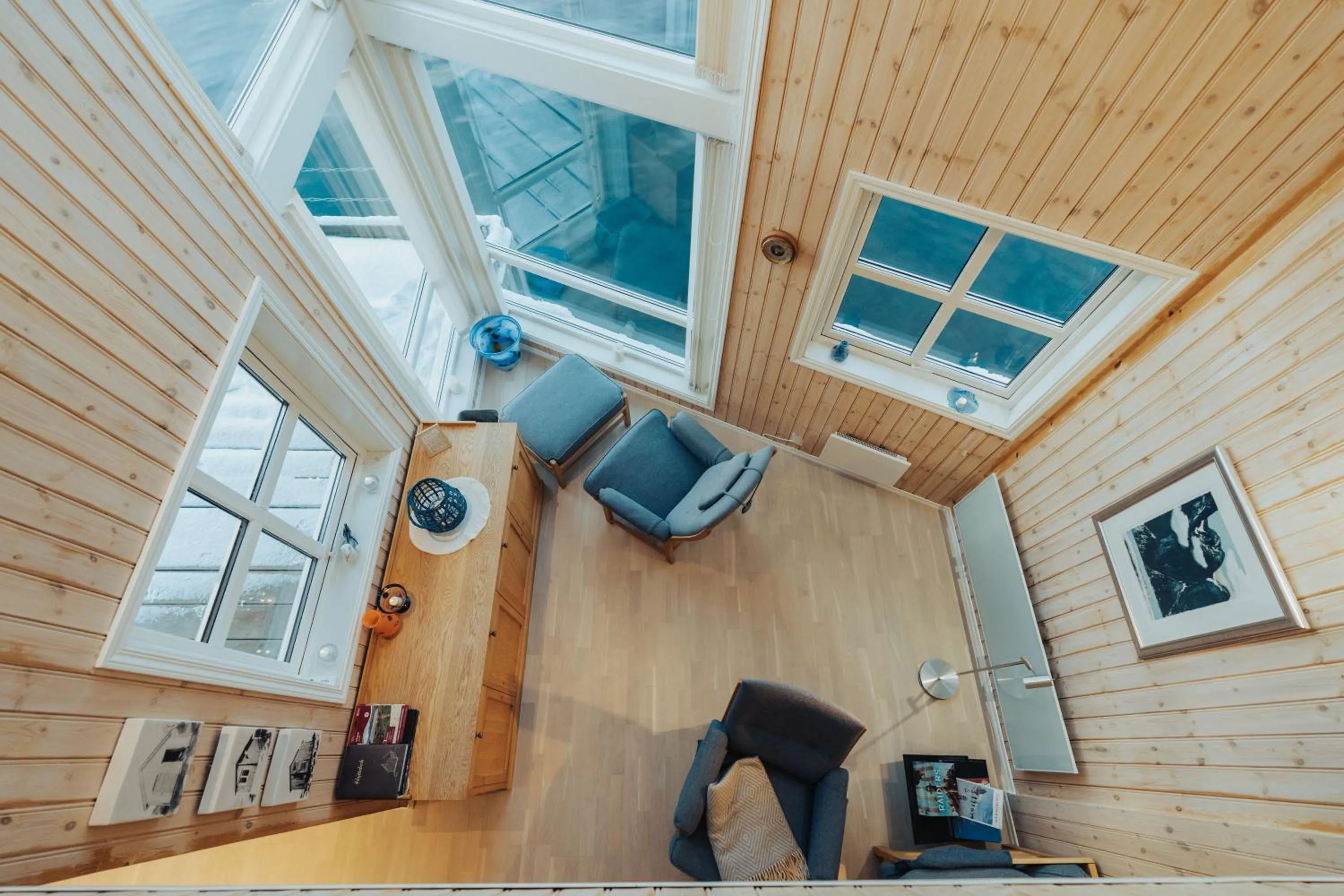 Living room in Svinøya Rorbuer