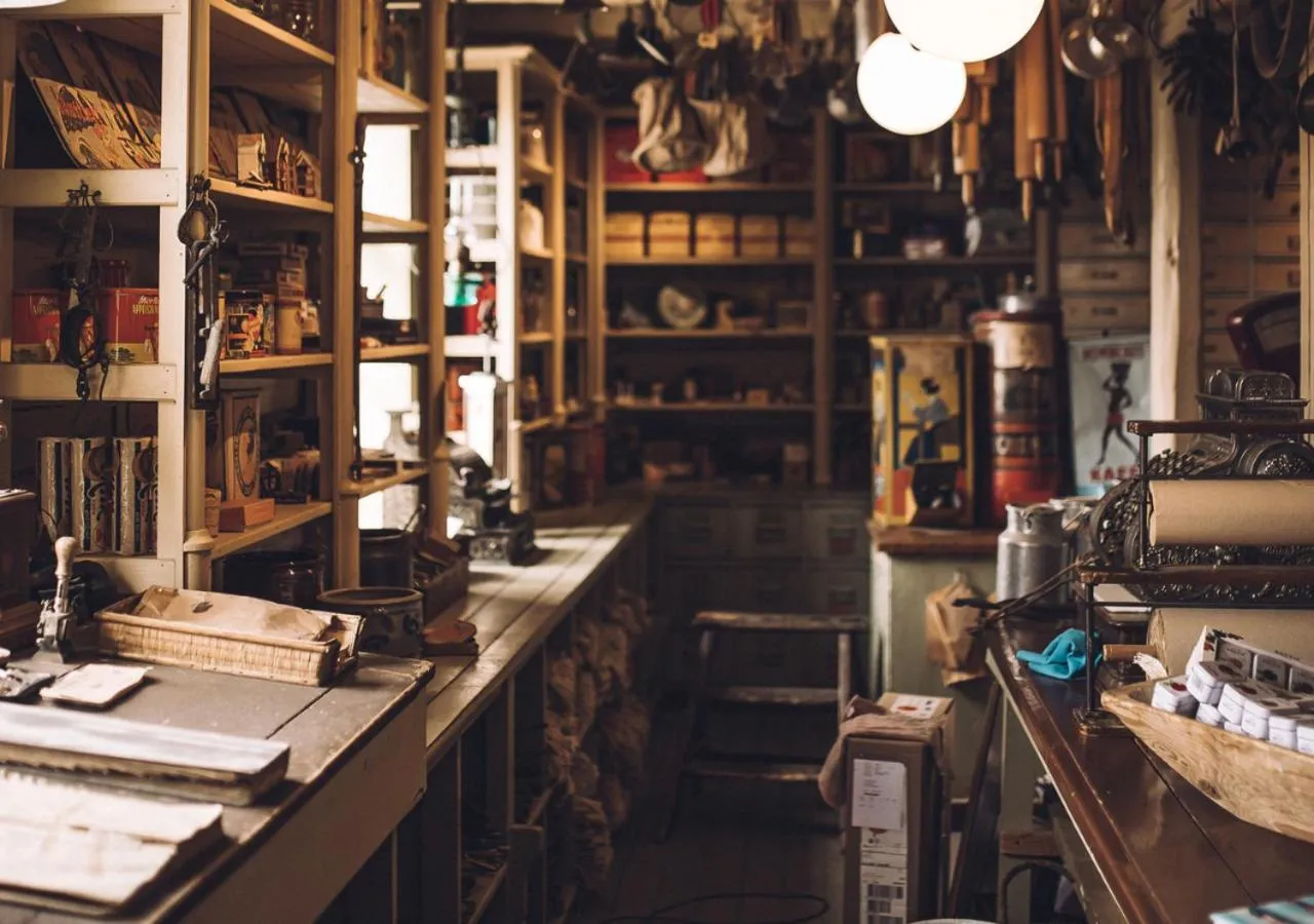 Lobby or reception in Svinøya Rorbuer