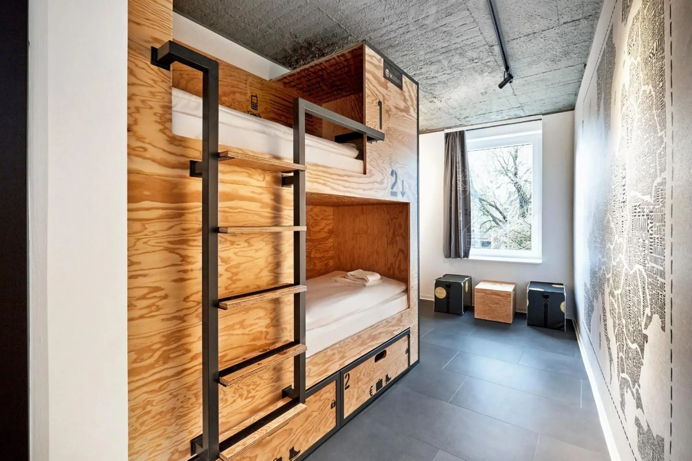 Double Room with Private Bathroom in H.ostel Münster Double Room with Private Bathroom in H.ostel Münster