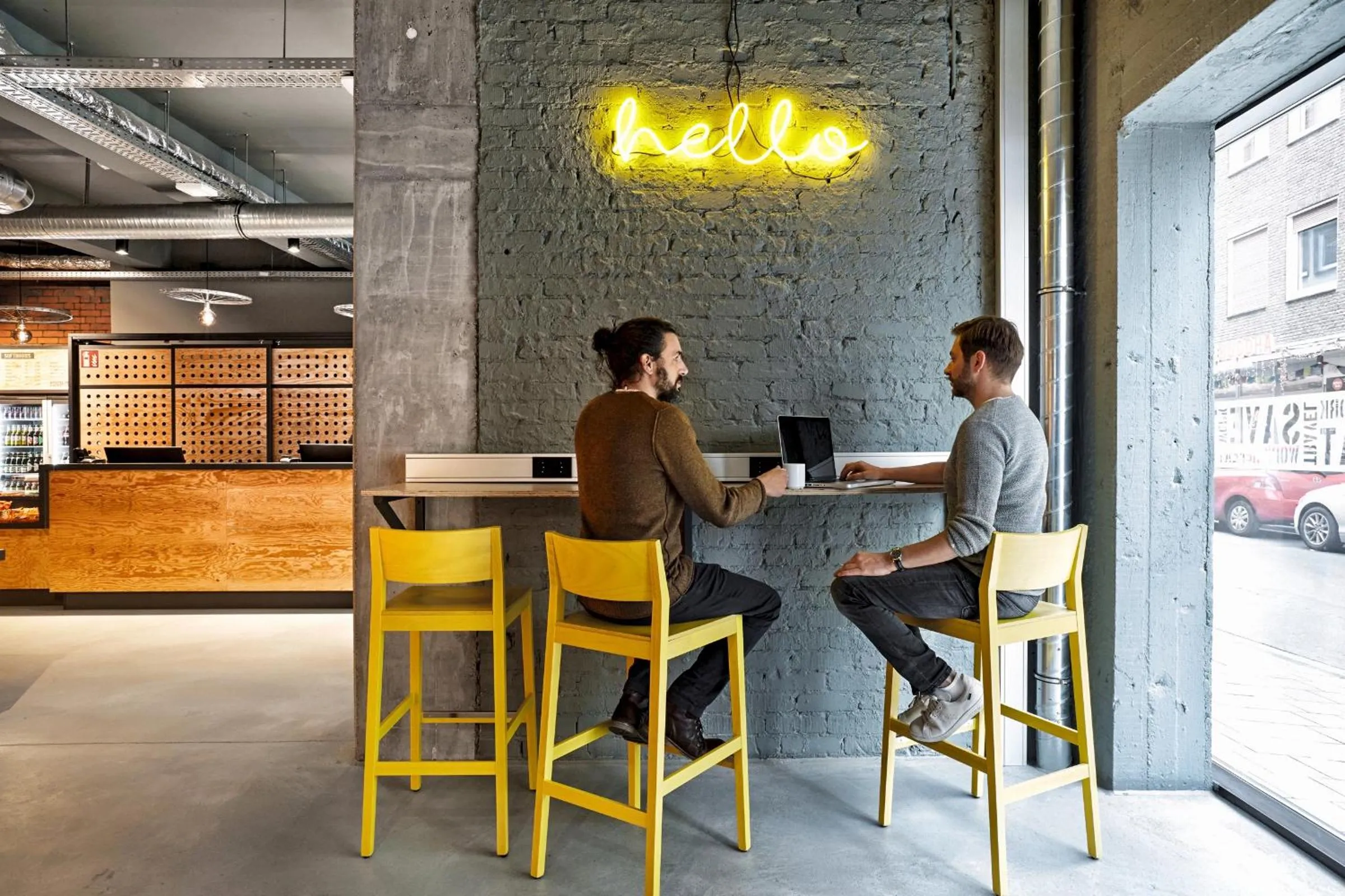 Lobby or reception in H.ostel Münster