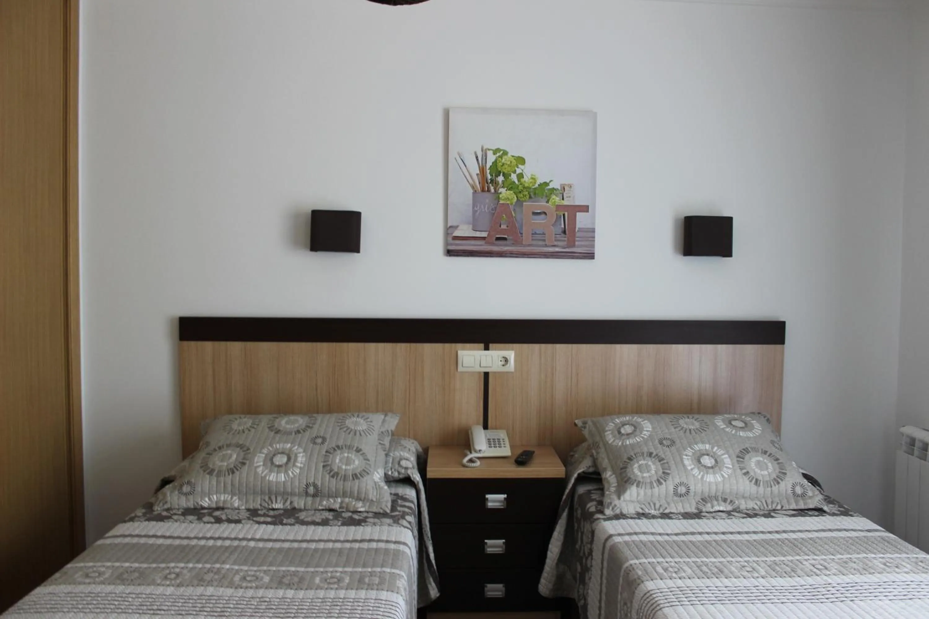 Bed in Hotel Estrella del Mar