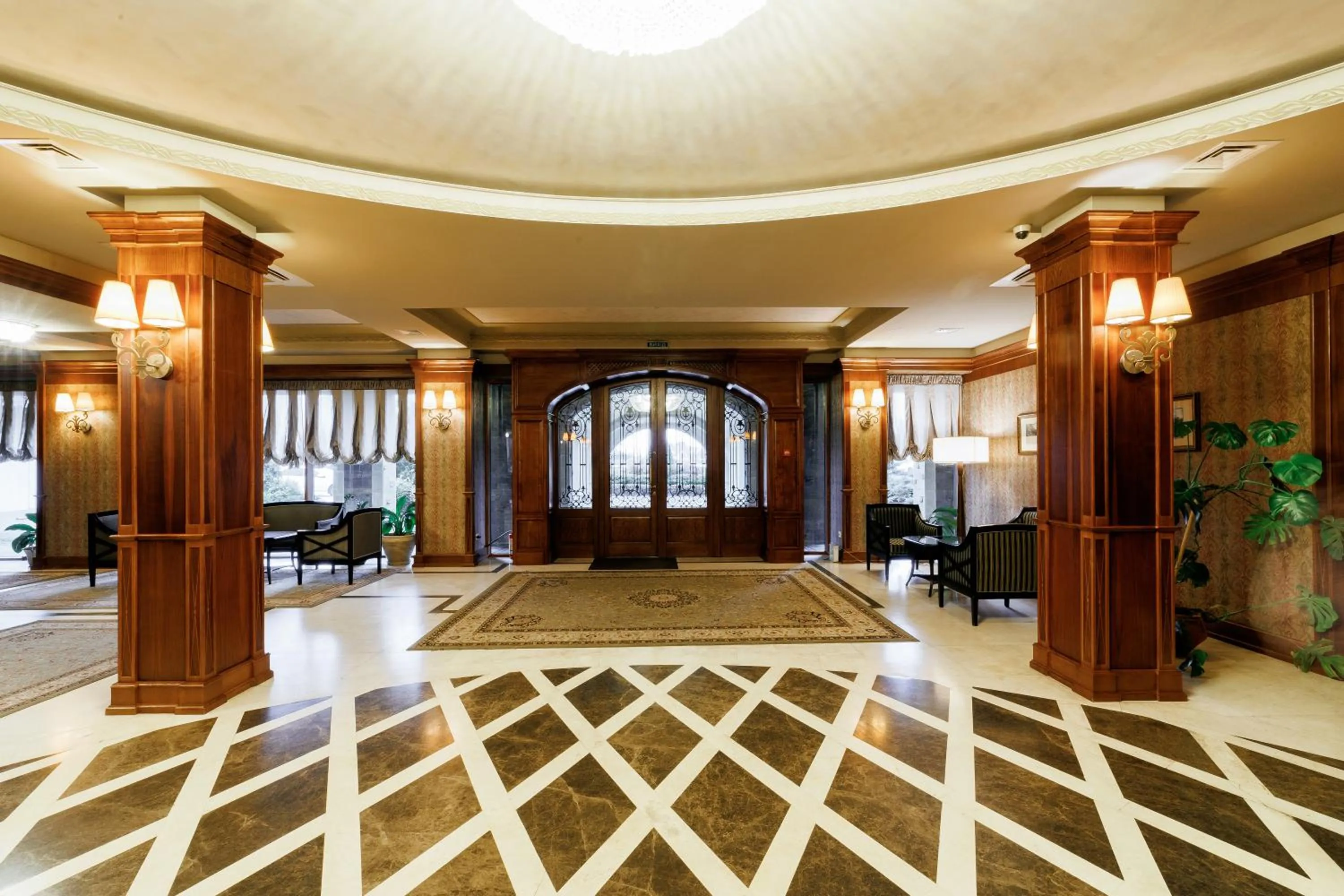 Lobby or reception in Panska Gora