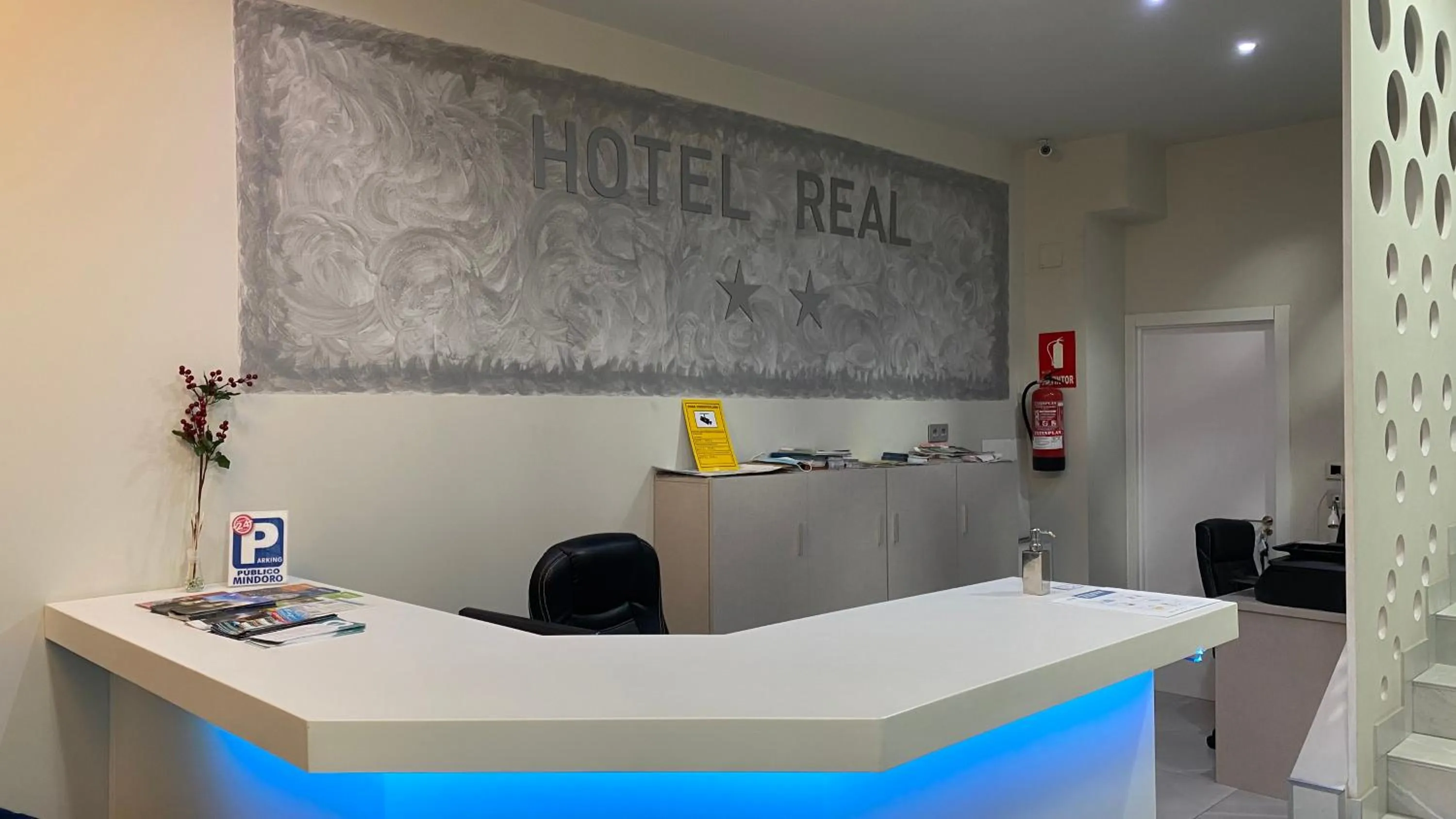 Lobby or reception in Hotel Real Castellon