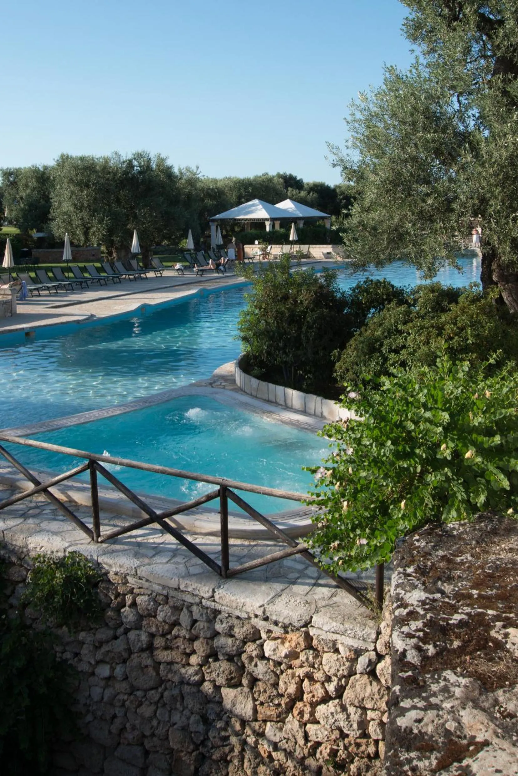 Pool view in Masseria San Domenico