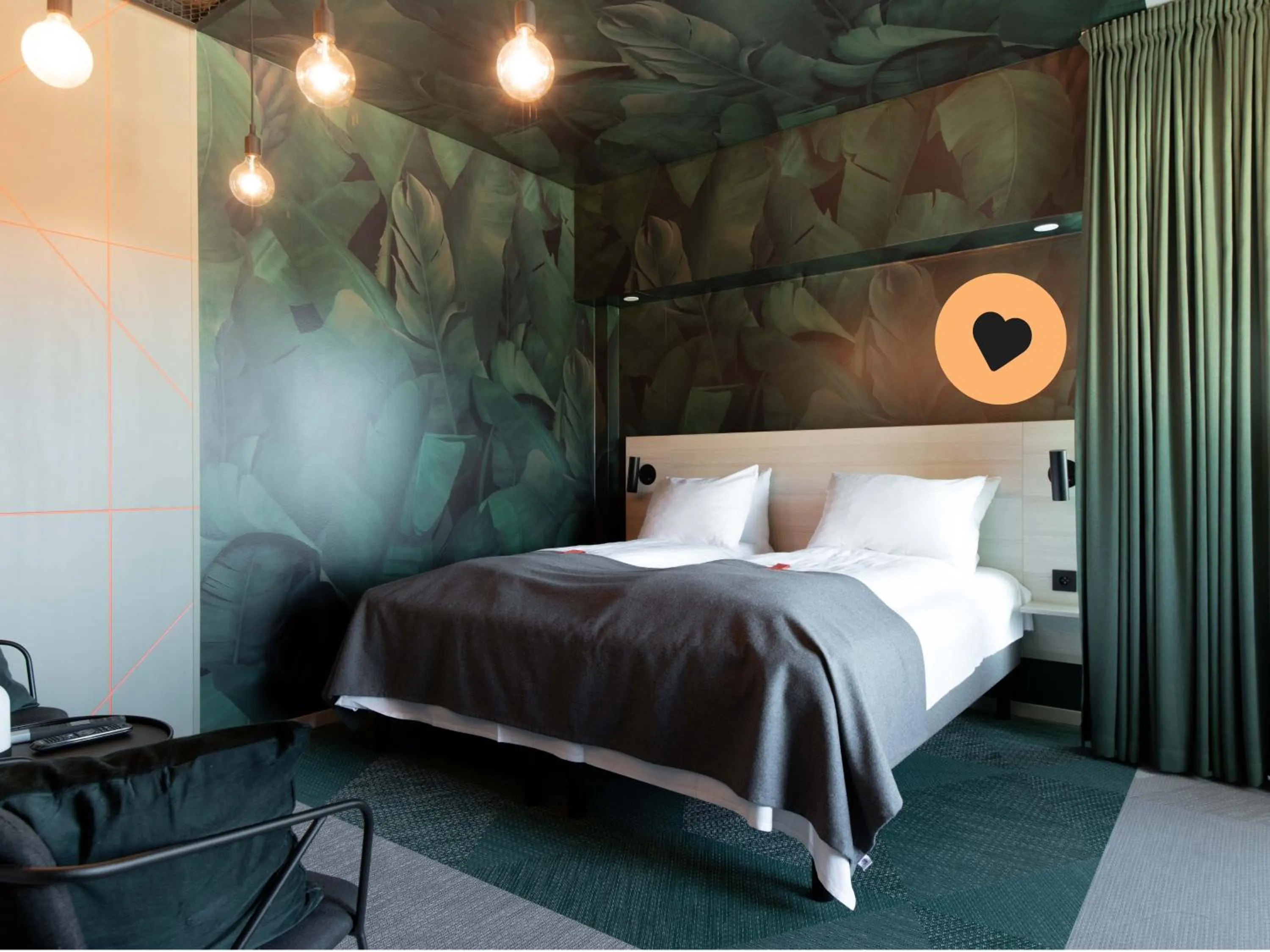 Bed in Citybox Bergen Danmarksplass