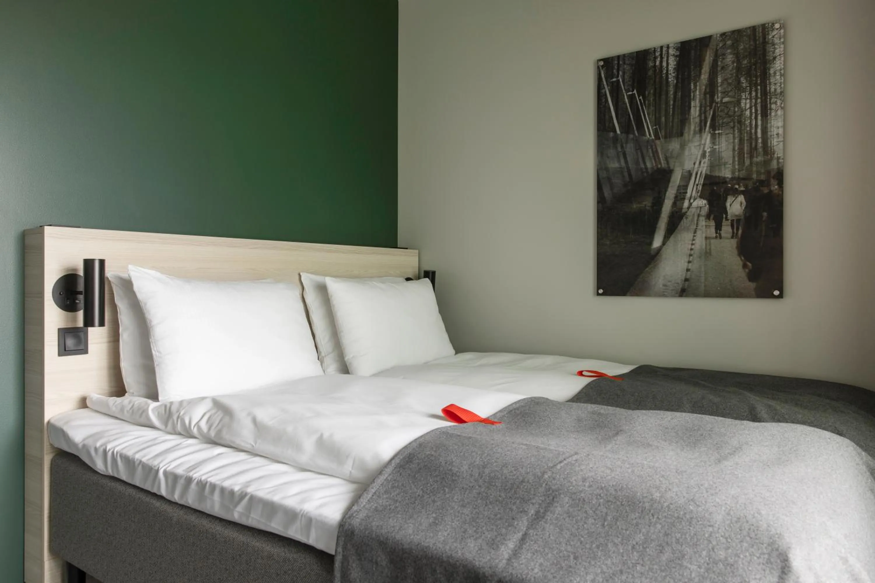 Bed in Citybox Bergen Danmarksplass